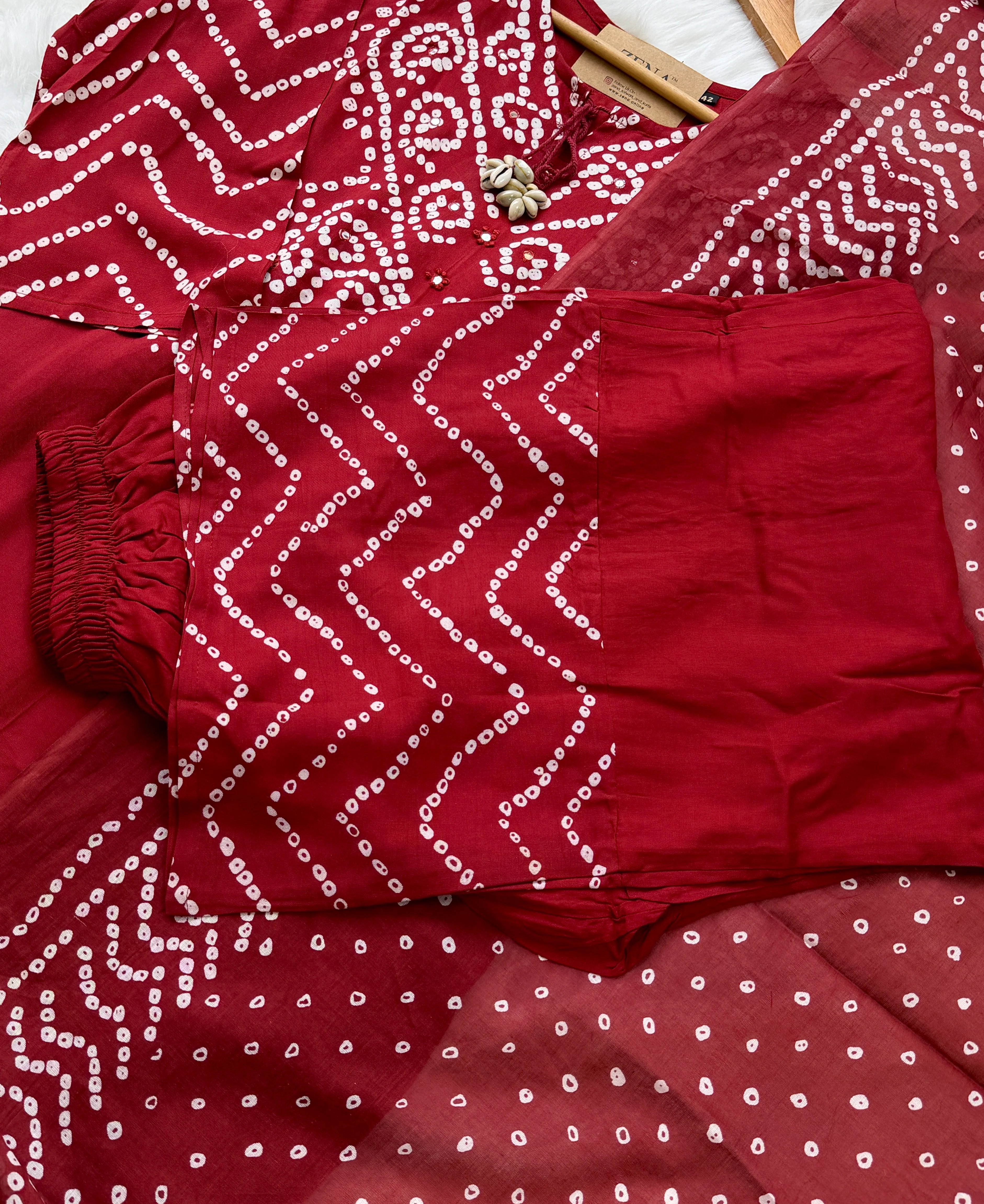 ✨ Pure Cotton A-Line Kurti Set ✨ - Image 8