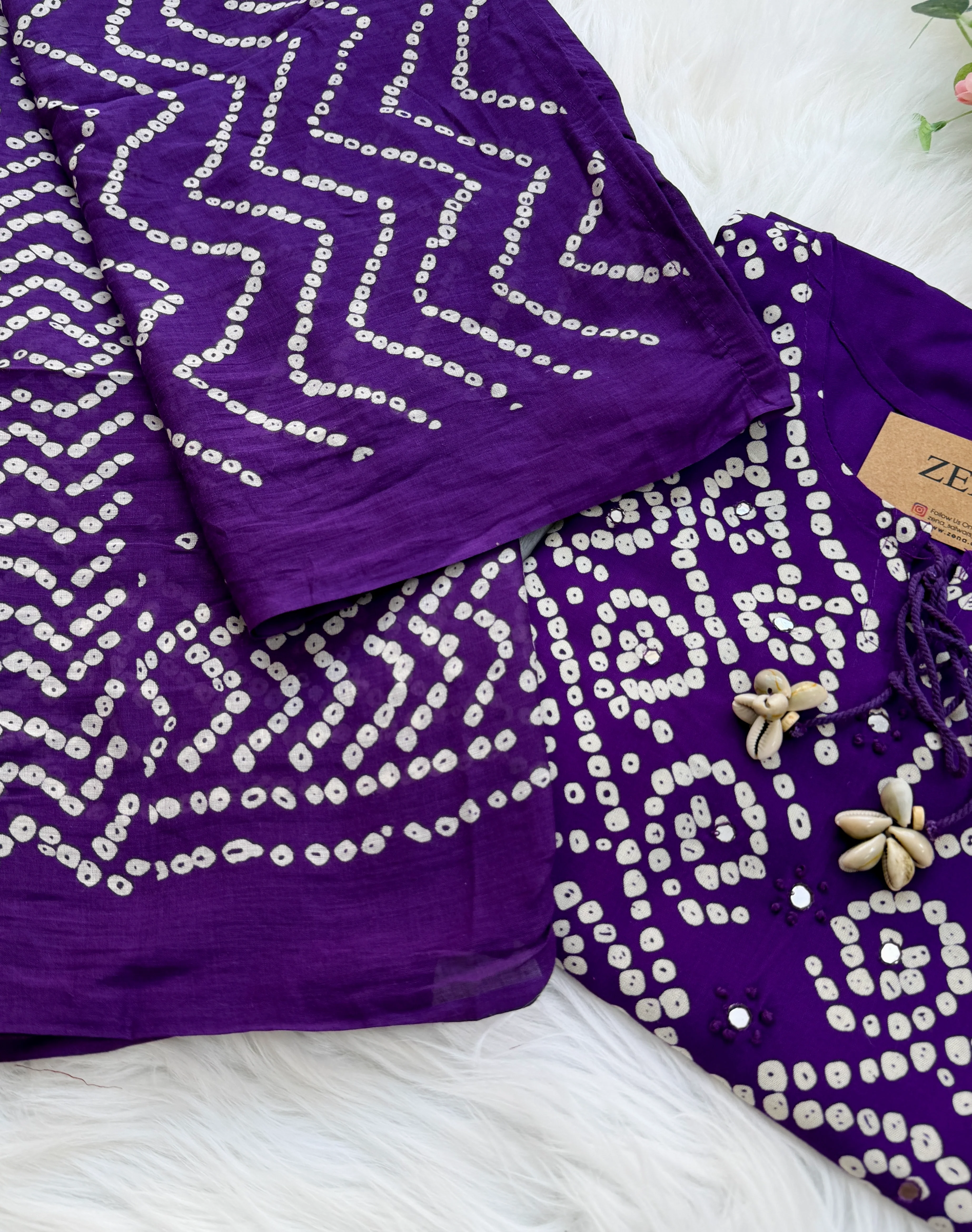 ✨ Pure Cotton A-Line Kurti Set ✨ - Image 2