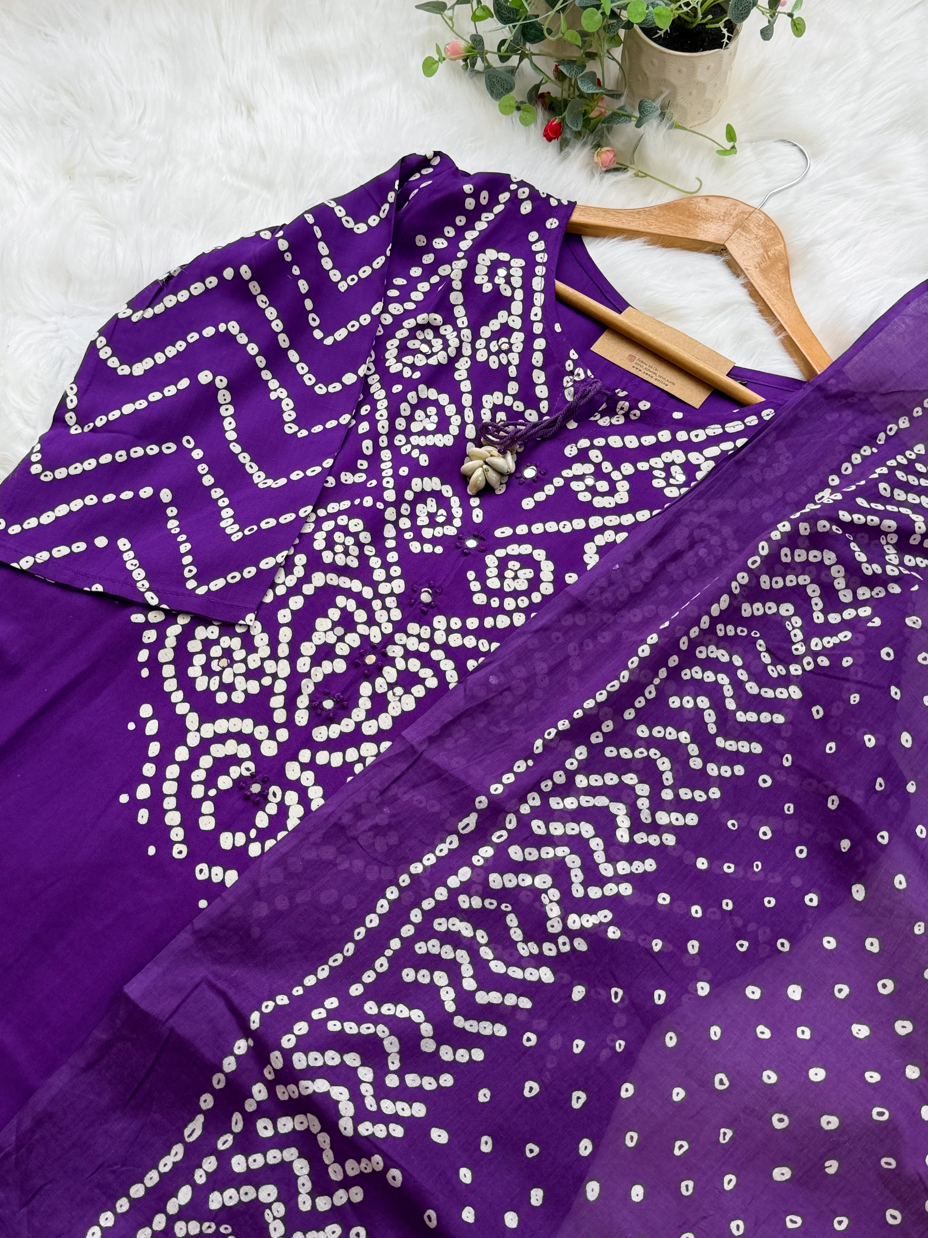 ✨ Pure Cotton A-Line Kurti Set ✨ - Image 3
