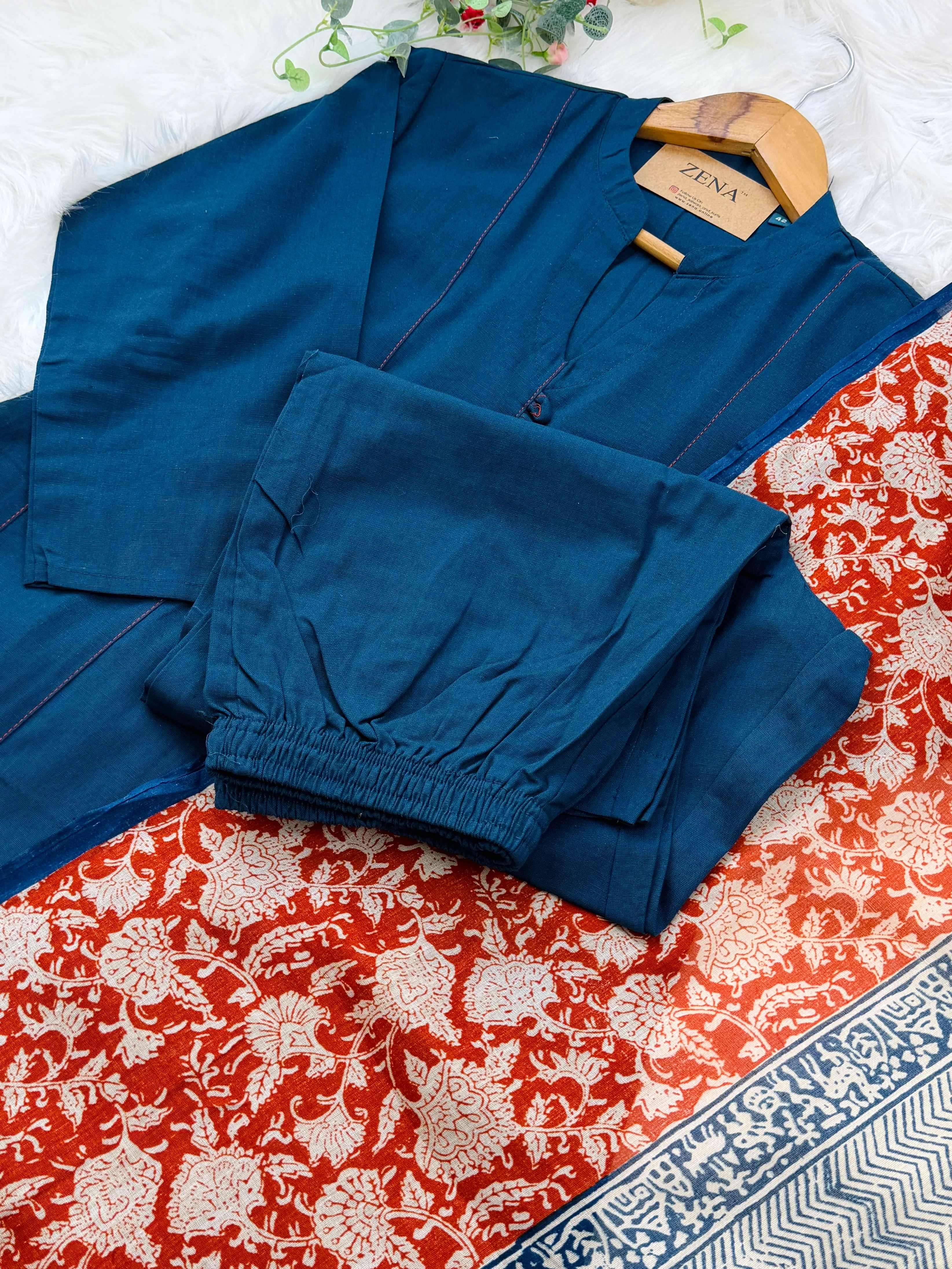 ✨ Pure Cotton A-Line Kurti Set ✨ - Image 10