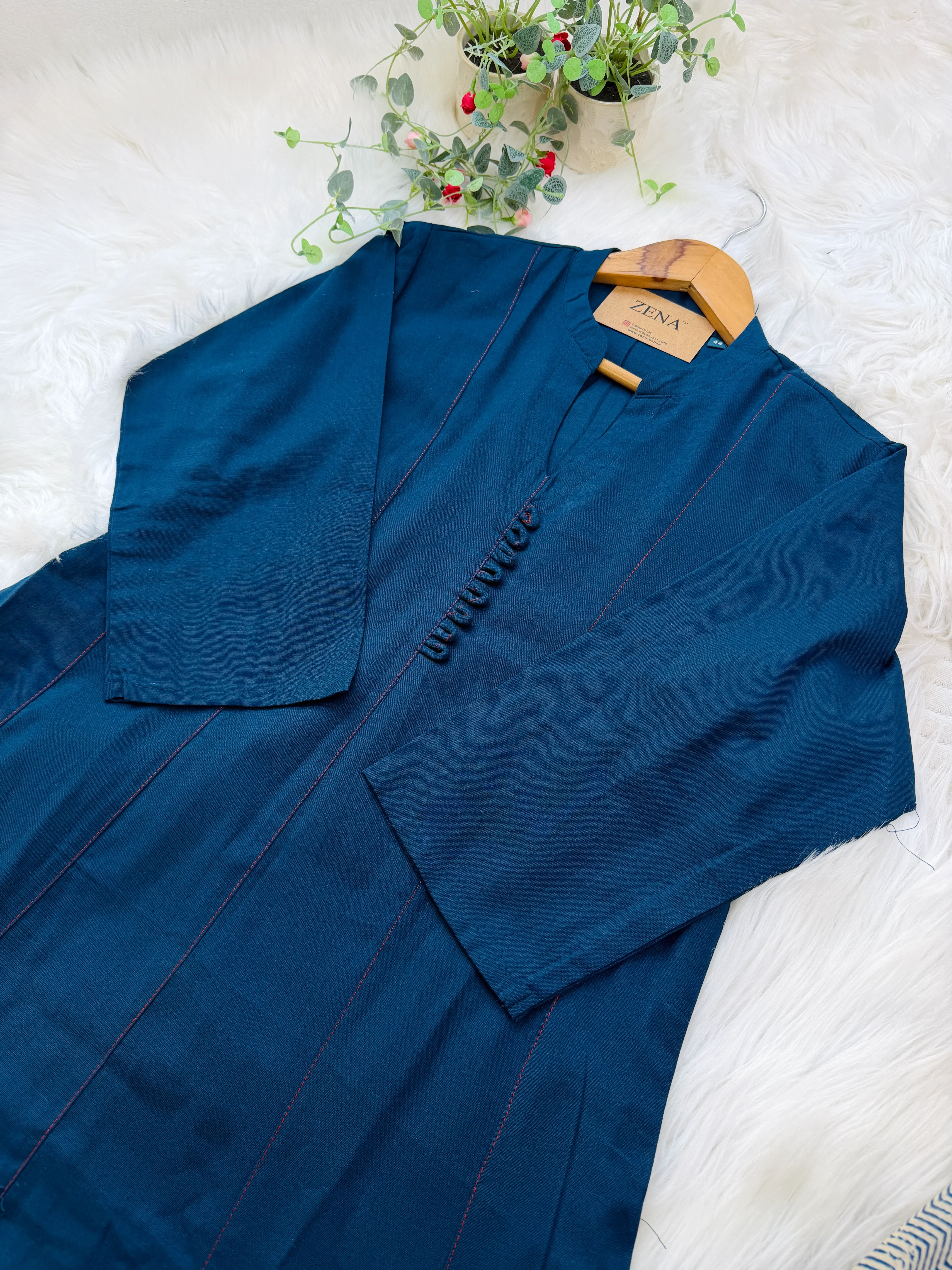 ✨ Pure Cotton A-Line Kurti Set ✨ - Image 5