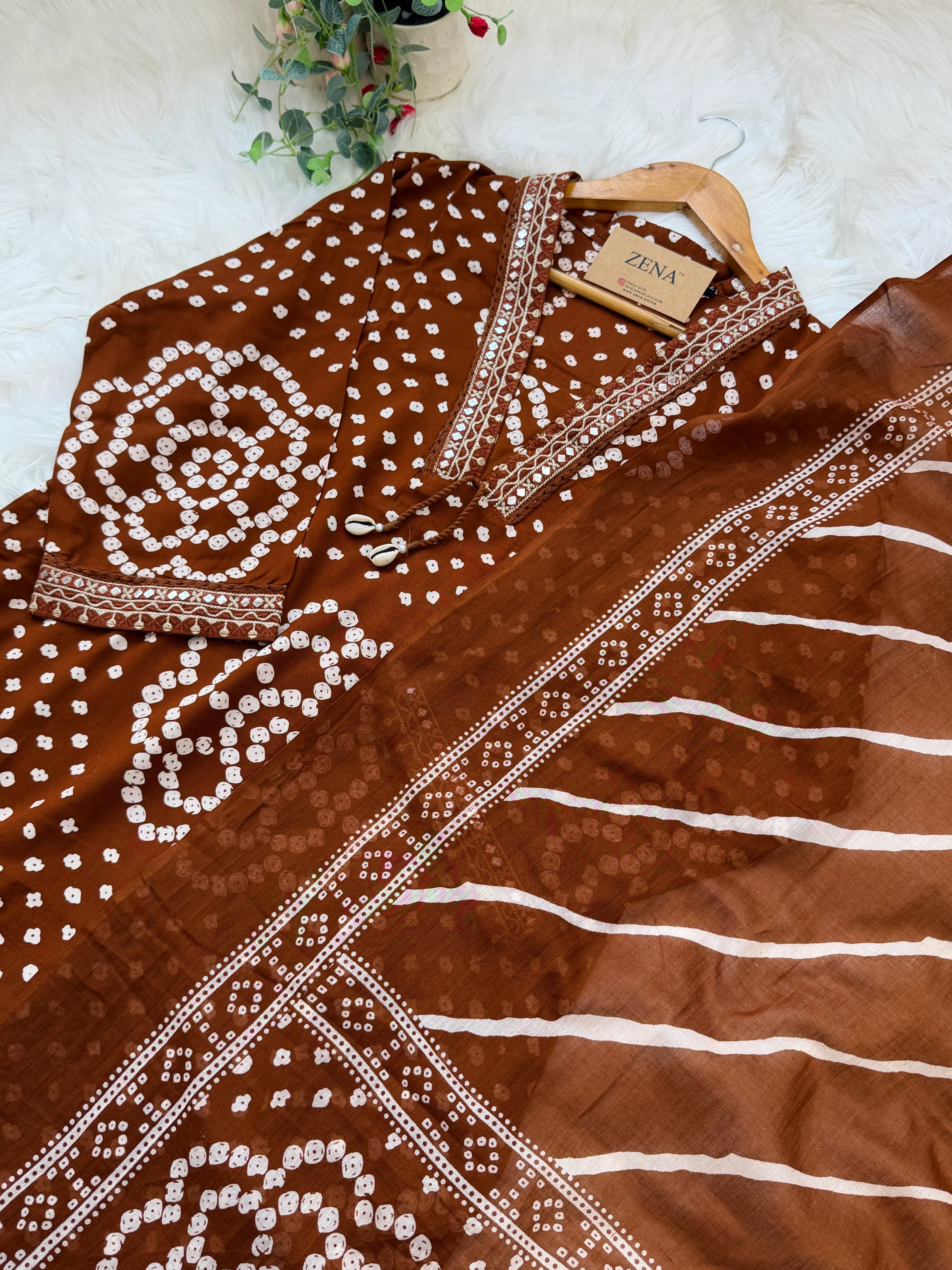 ✨ Pure Cotton A-Line Kurti Set ✨ - Image 4