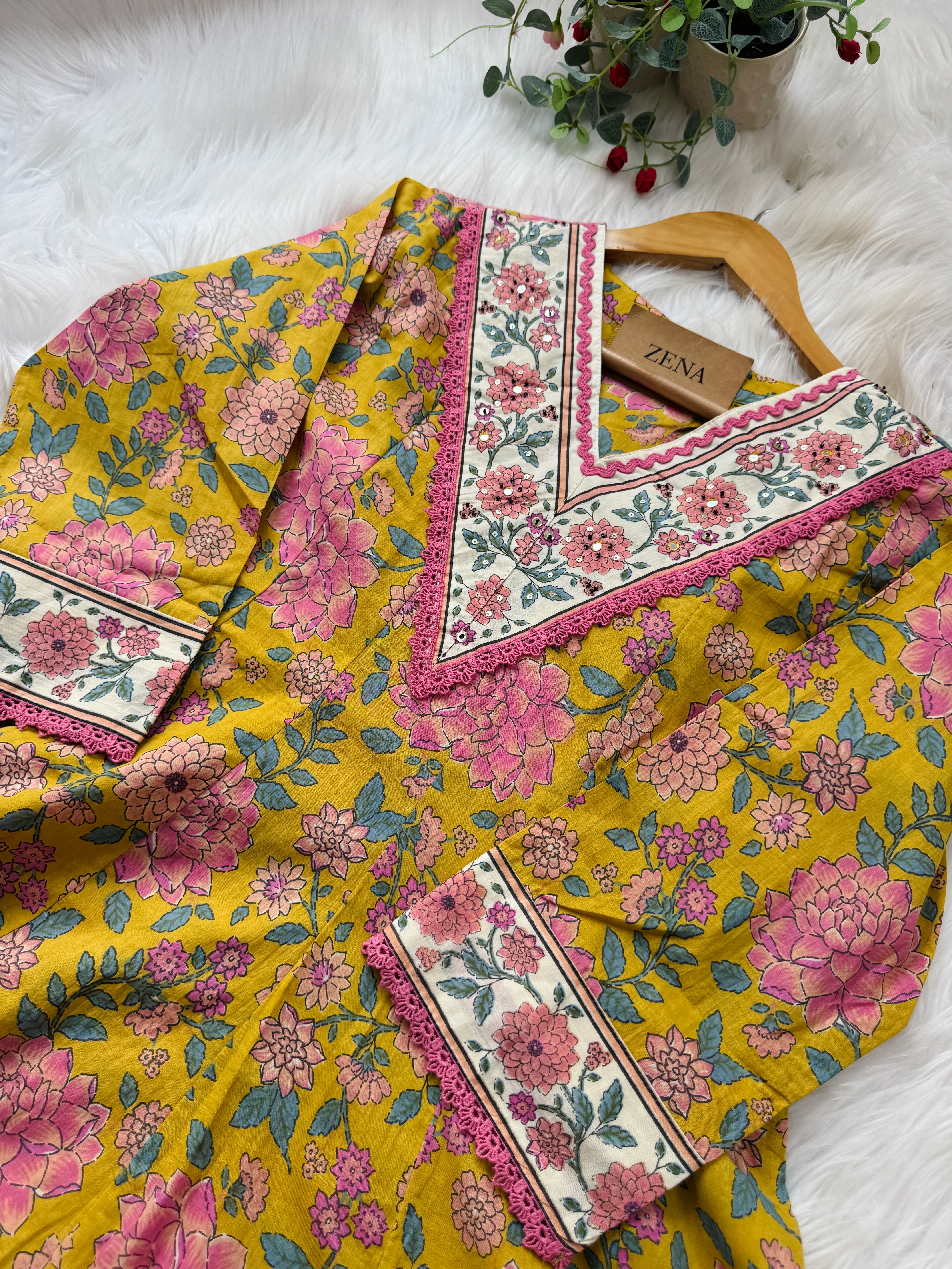 ✨ Pure Cotton Anarkali Set ✨ - Image 3