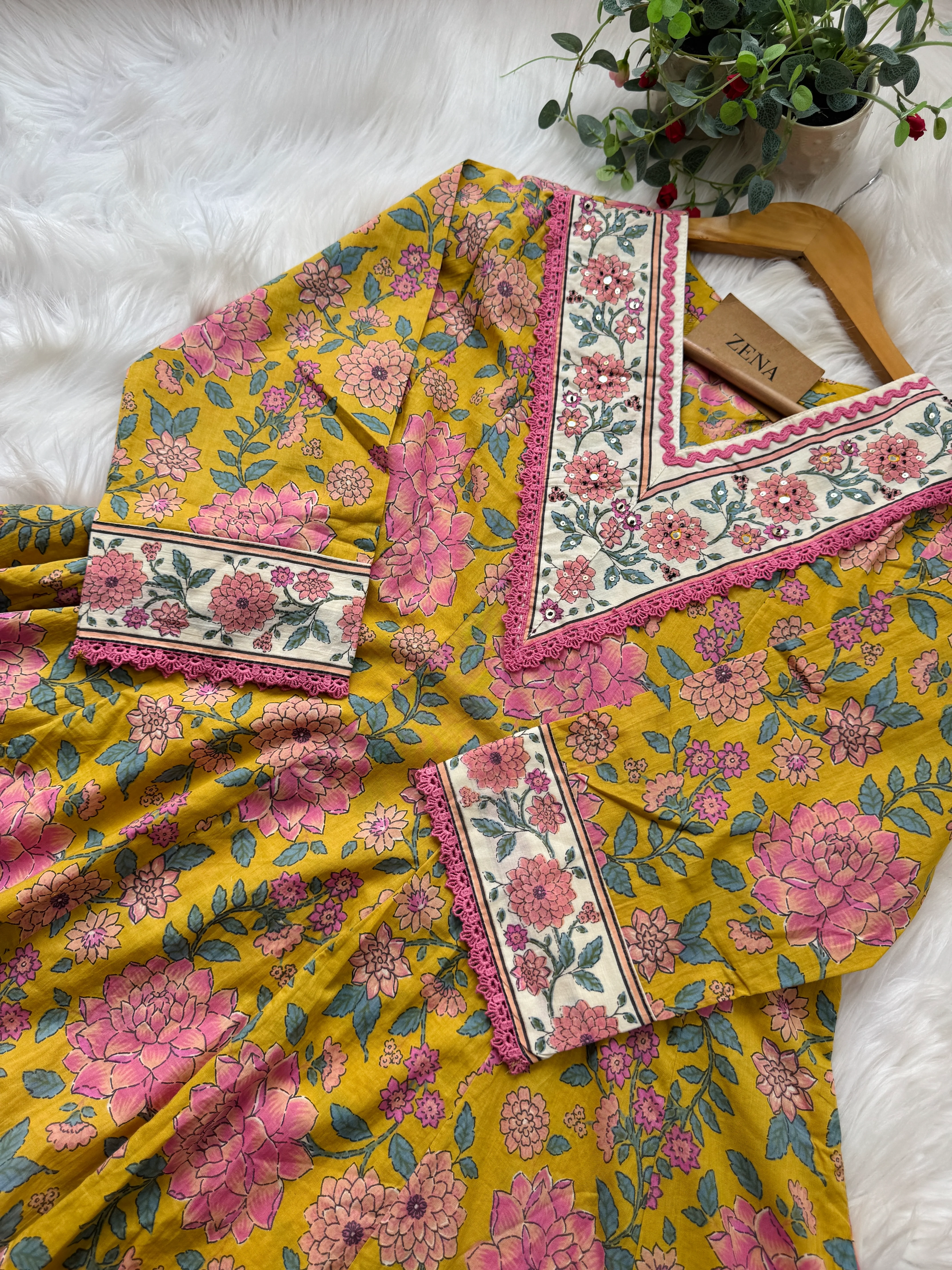 ✨ Pure Cotton Anarkali Set ✨ - Image 4