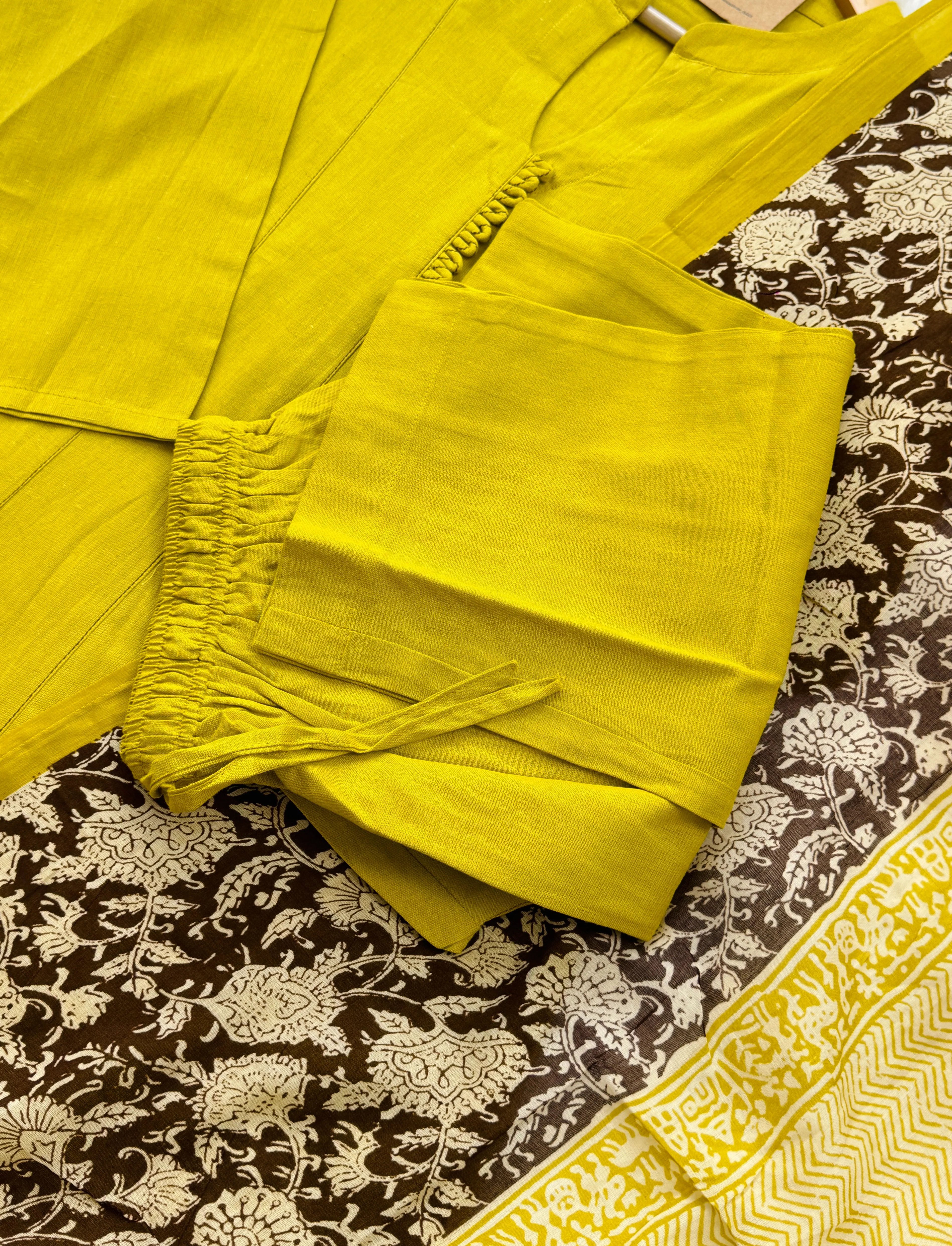 ✨ Pure Cotton Anarkali Top, Bottom & Dupatta Set ✨ - Image 4