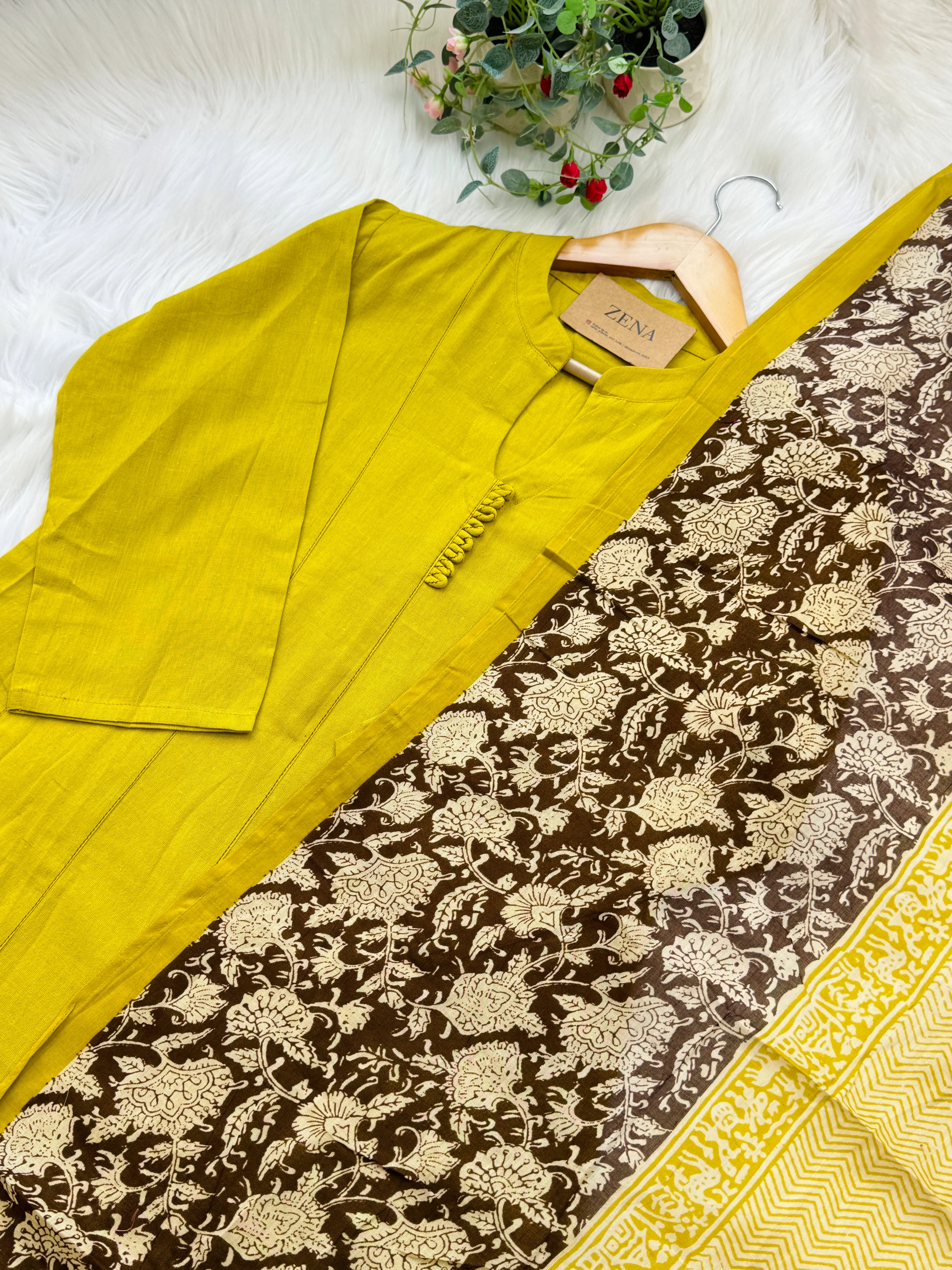 ✨ Pure Cotton Anarkali Top, Bottom & Dupatta Set ✨ - Image 5