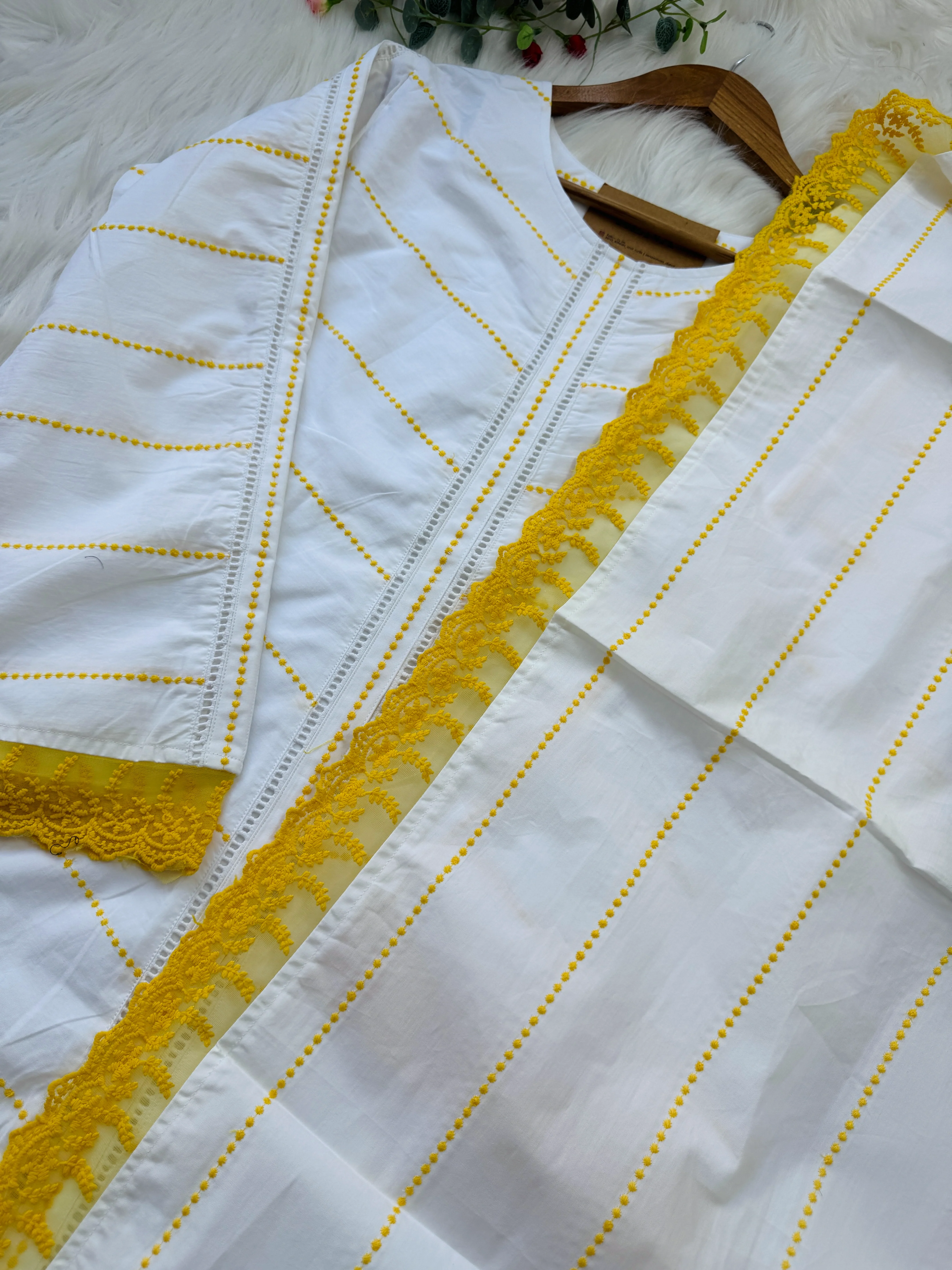 β¨ Pure Cotton Embroidered Anarkali Set β¨ - Image 5