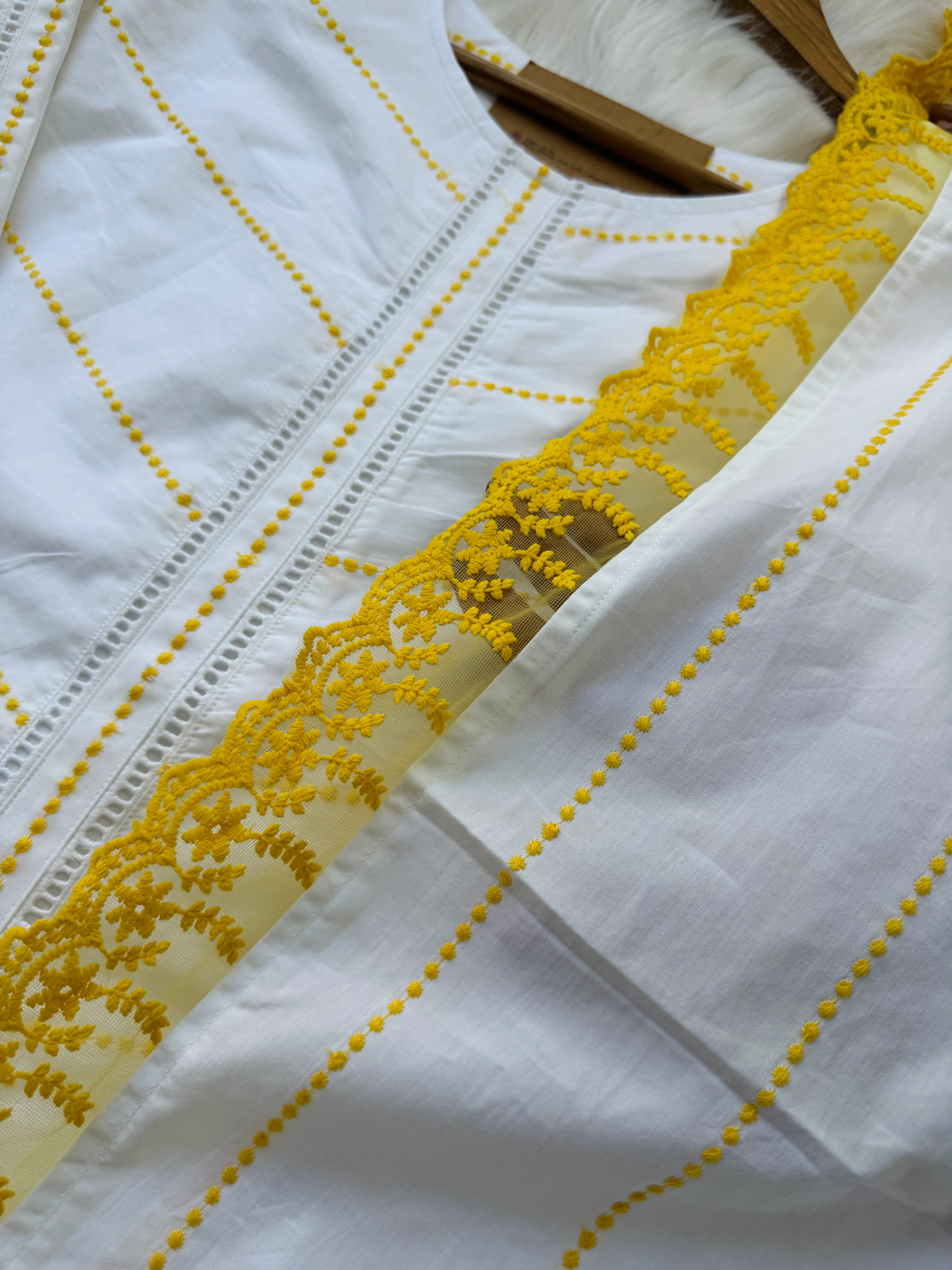 β¨ Pure Cotton Embroidered Anarkali Set β¨ - Image 6