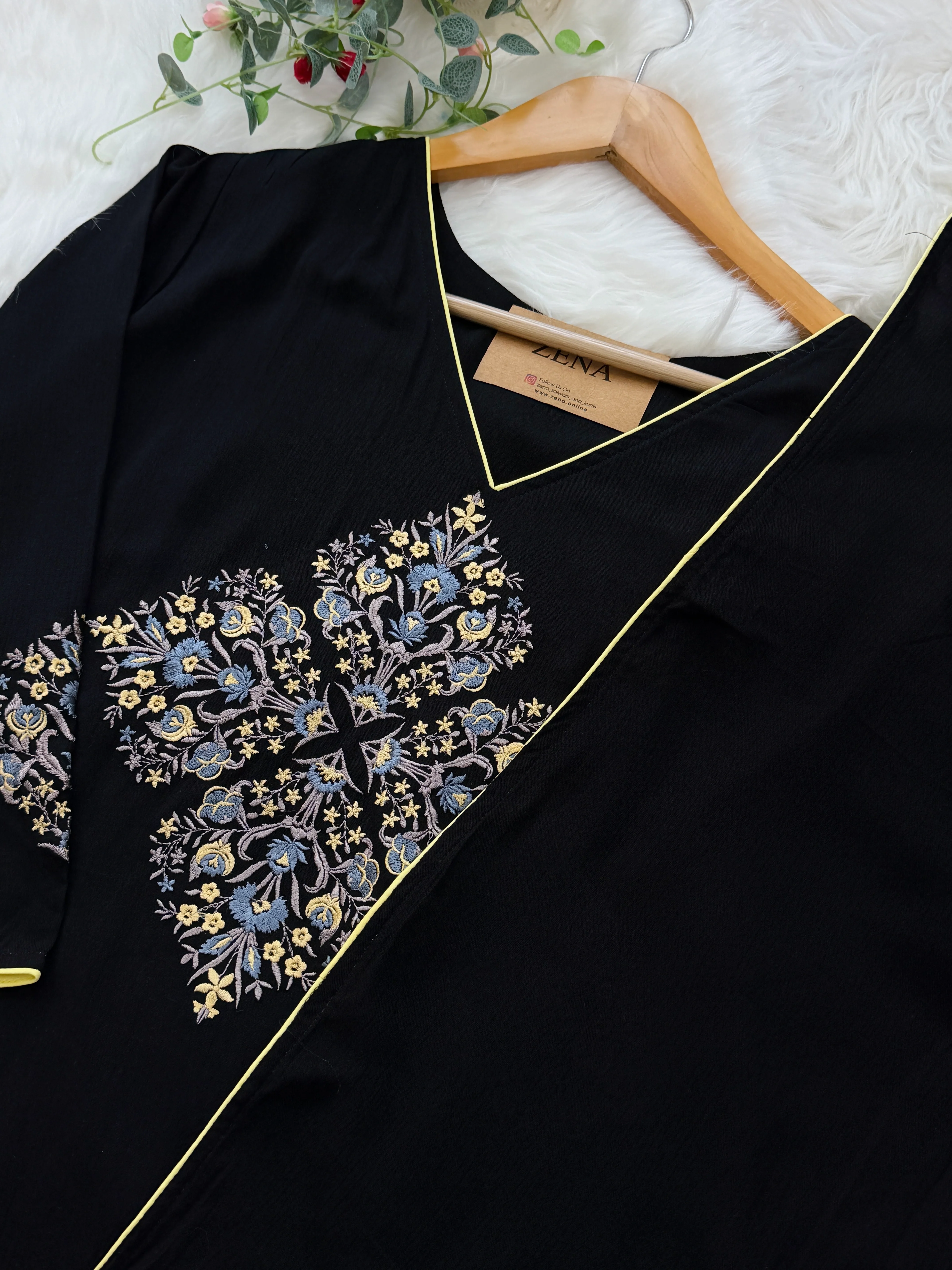 ✨ Pure Cotton Embroidered Kurti Set ✨ - Image 7