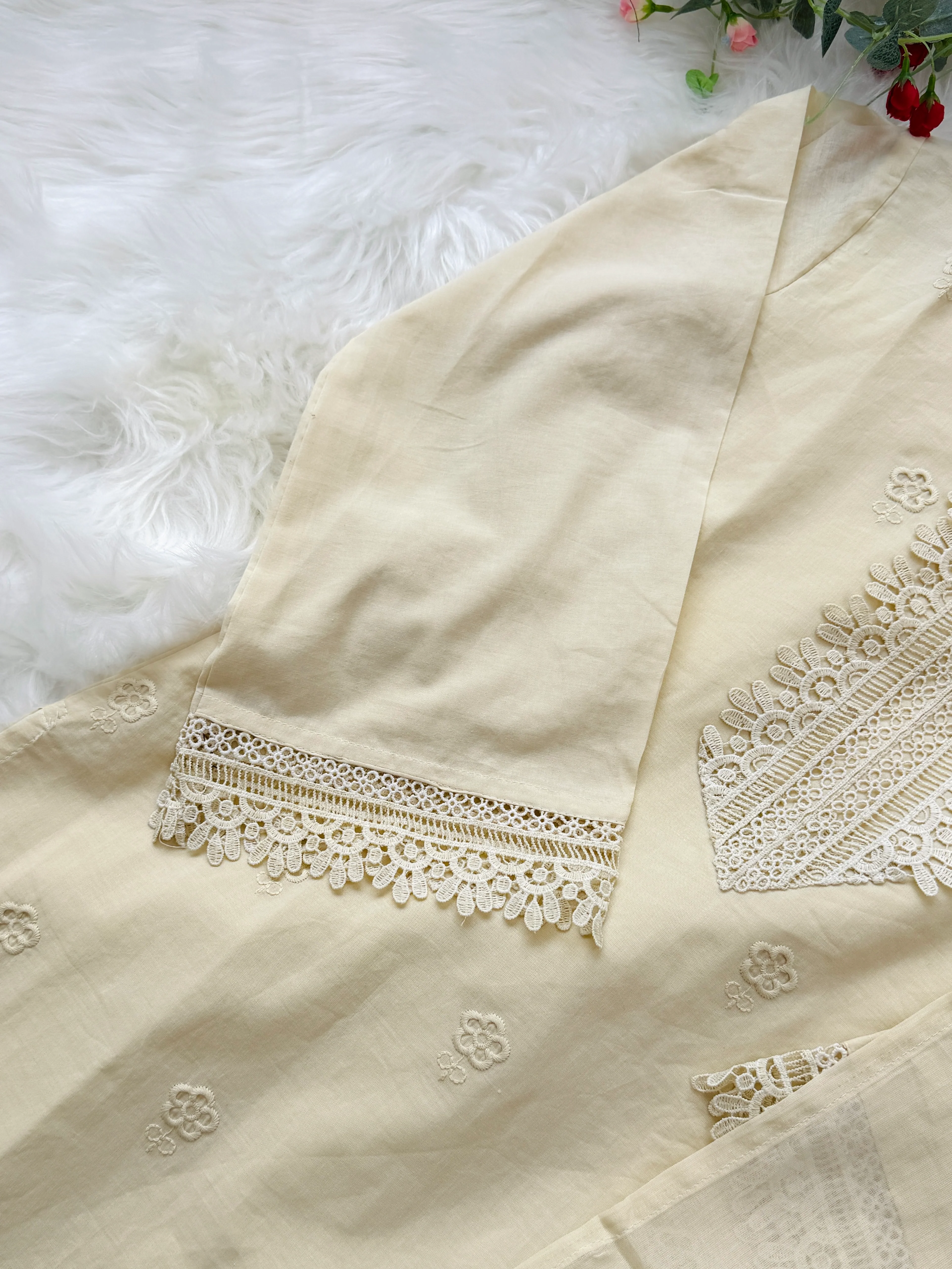 ✨ Pure Cotton Embroidered Kurti Set ✨ - Image 7