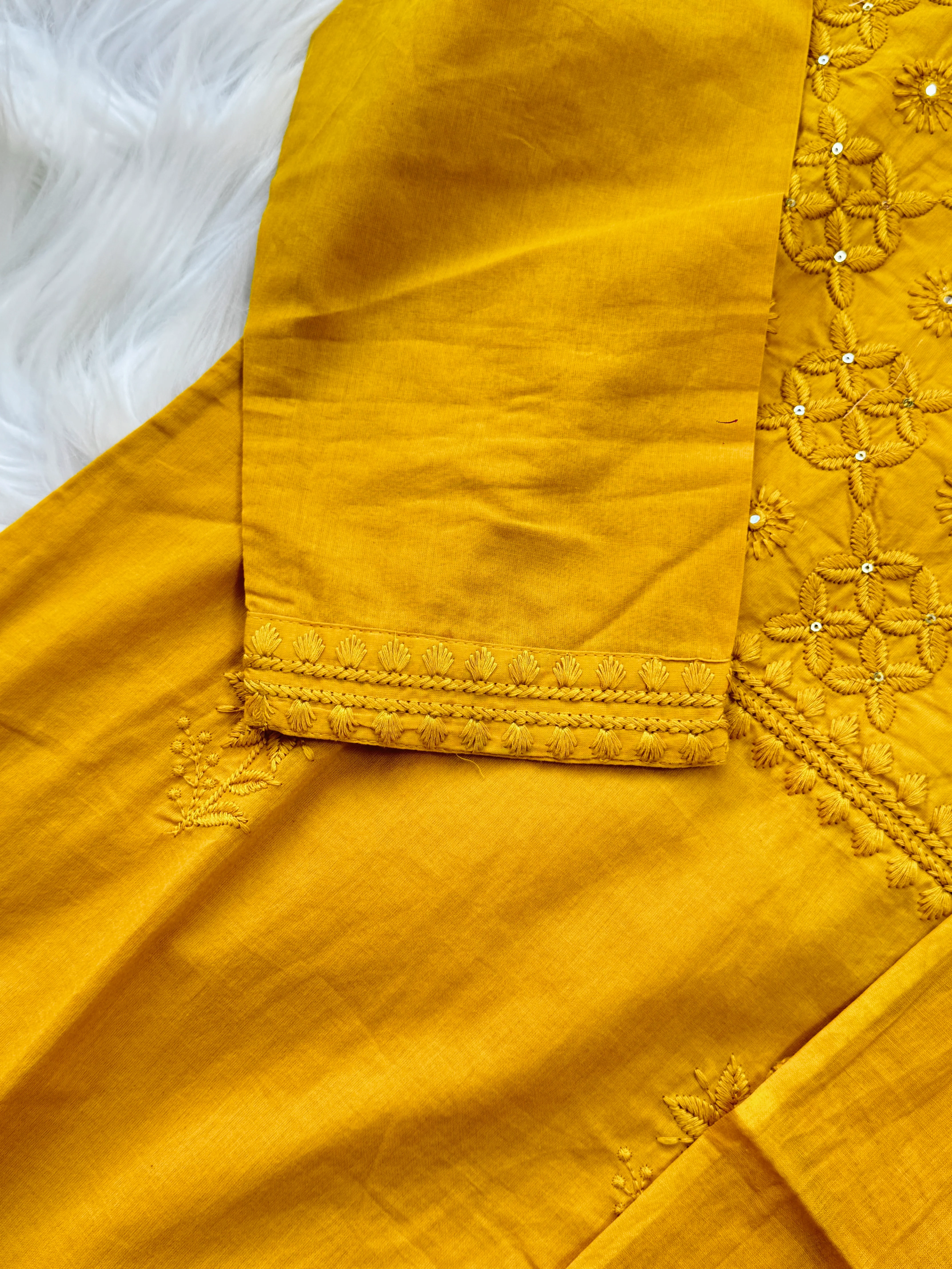 ✨ Pure Cotton Embroidered Kurti Set ✨ - Image 7