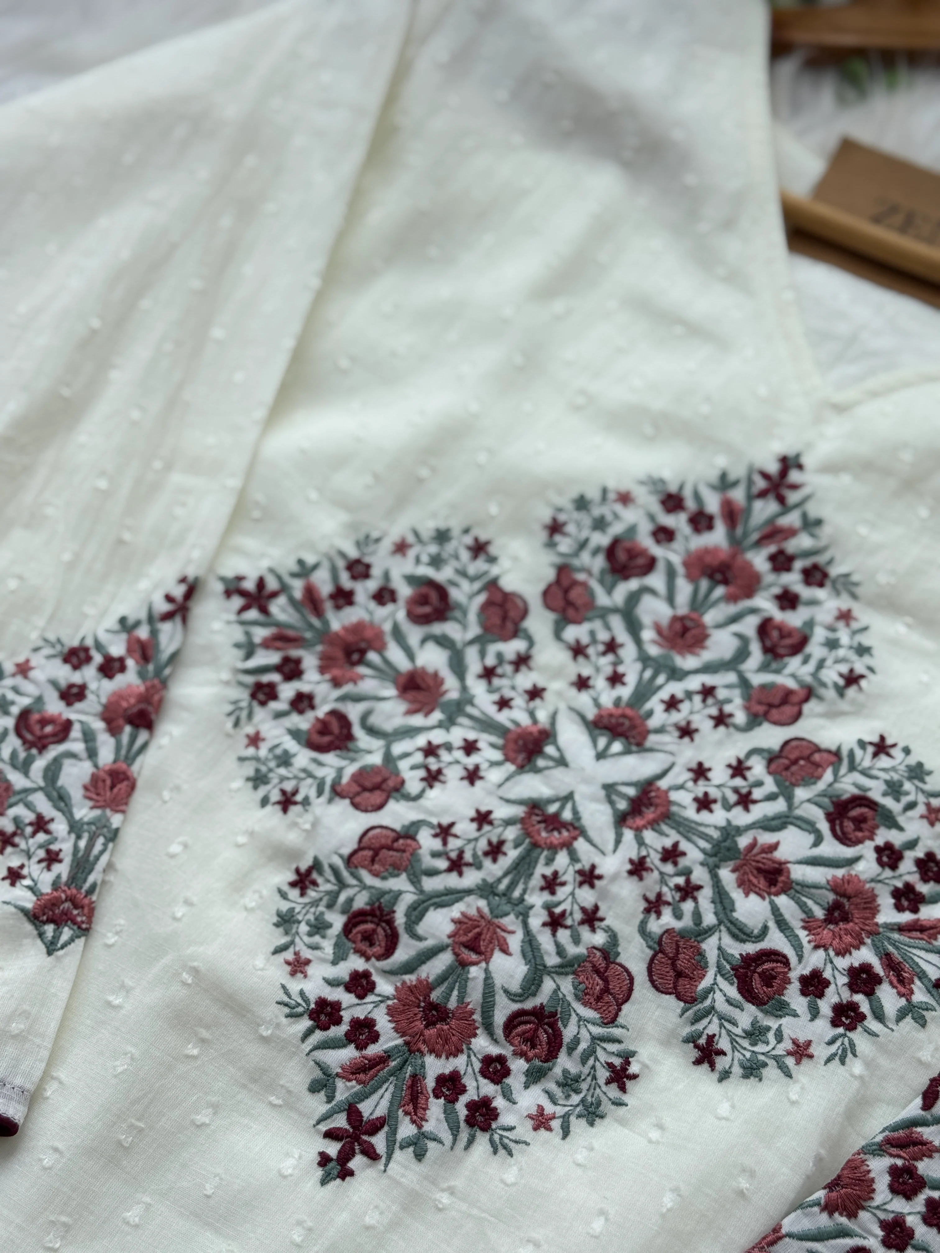 ✨ Pure Cotton Embroidered Kurti Set ✨ - Image 4