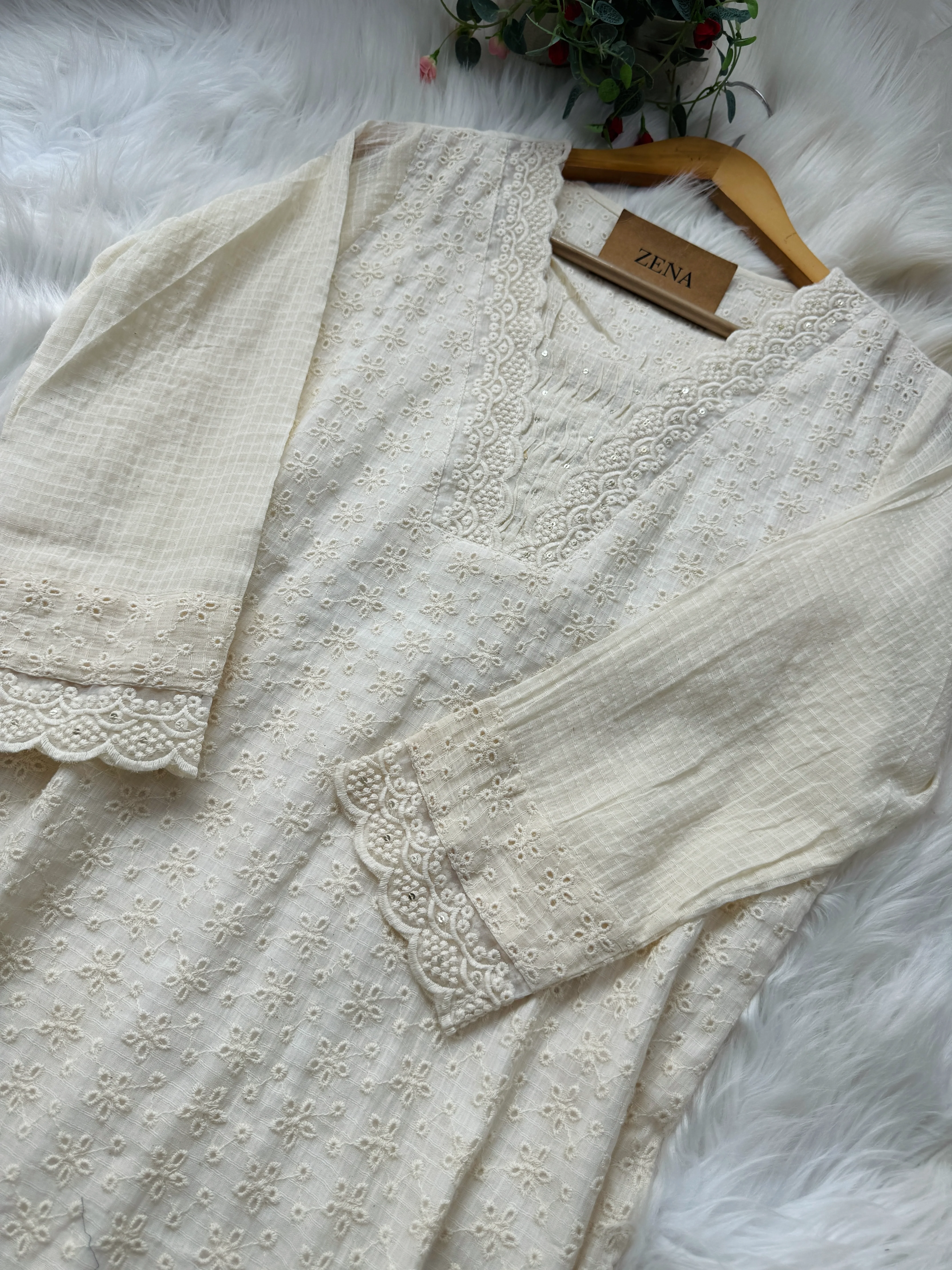 ✨ Pure Cotton Hakoba Kurti Set ✨ - Image 5