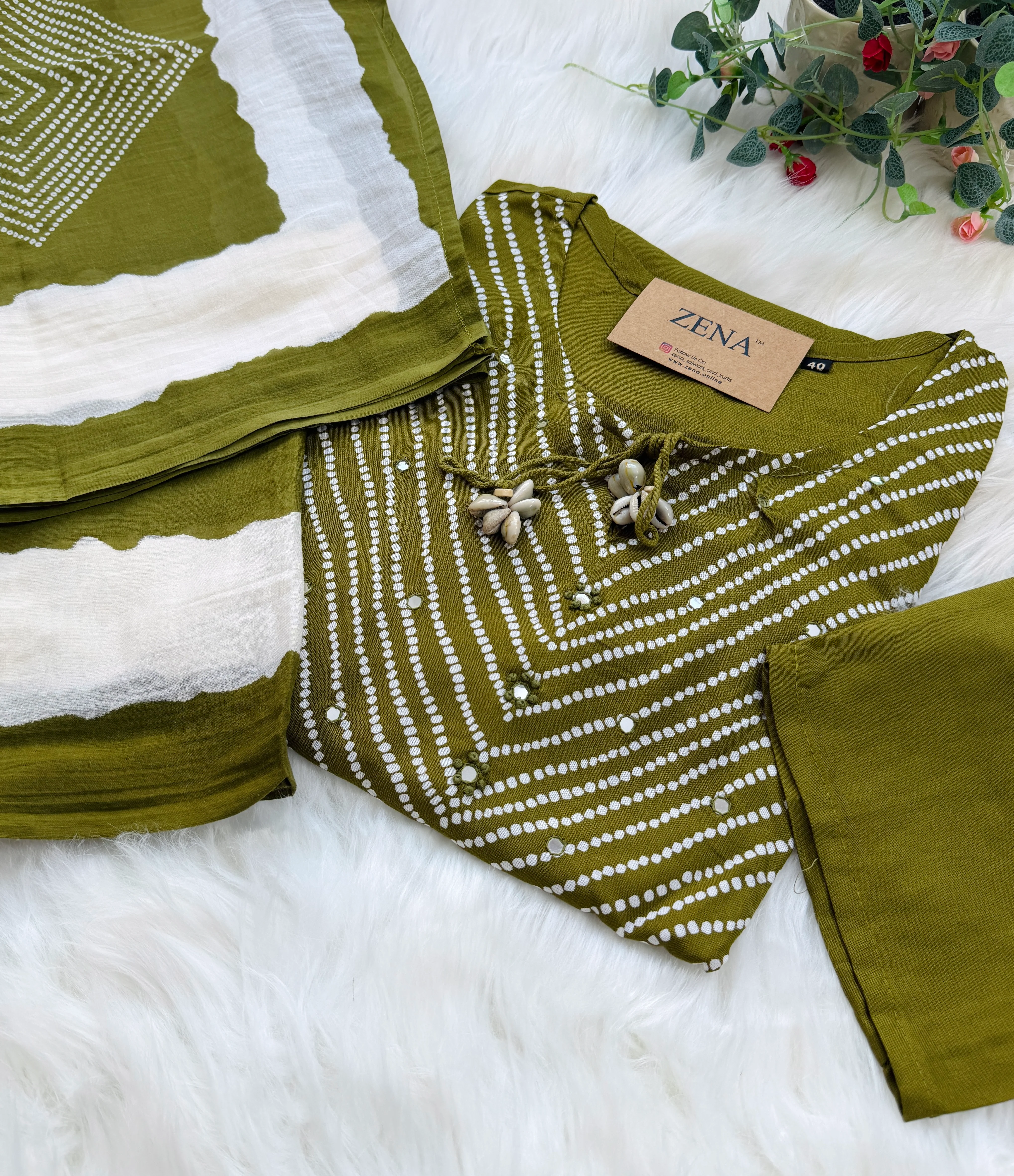 ✨ Pure Cotton Kurti Set ✨