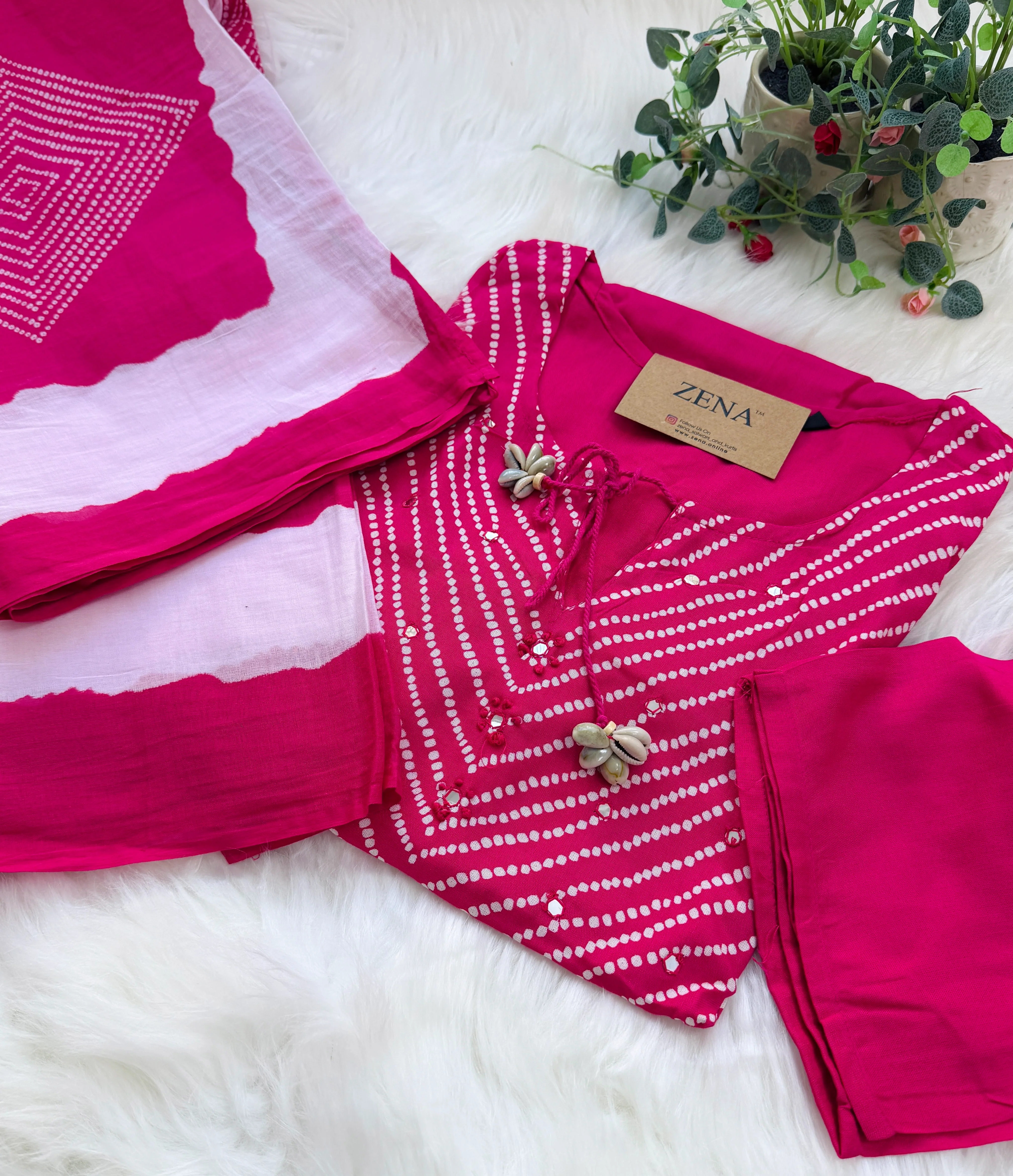 ✨ Pure Cotton Kurti Set ✨