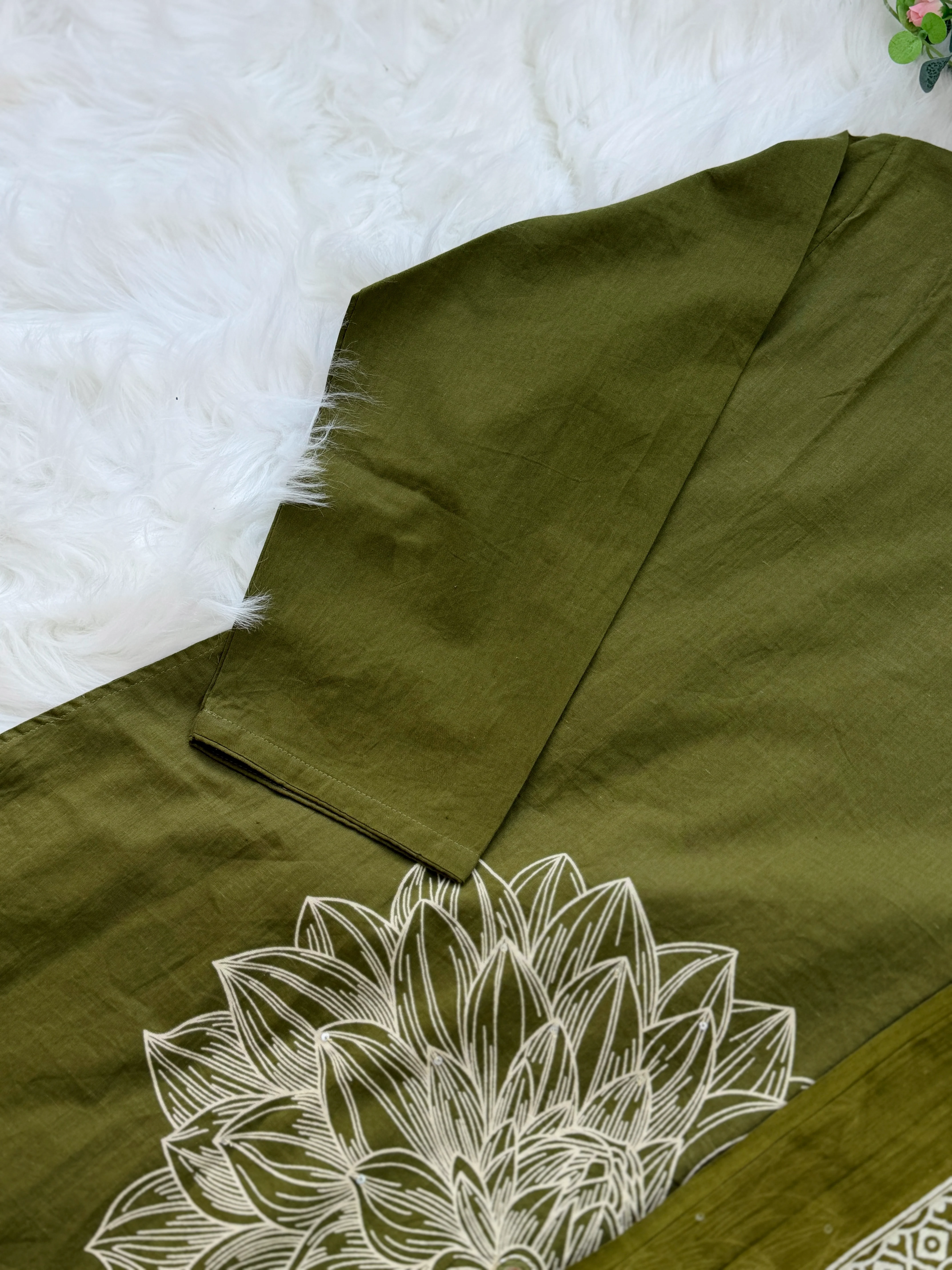 ✨ Pure Cotton Kurti Set with Thread Work Details ✨ - Image 7