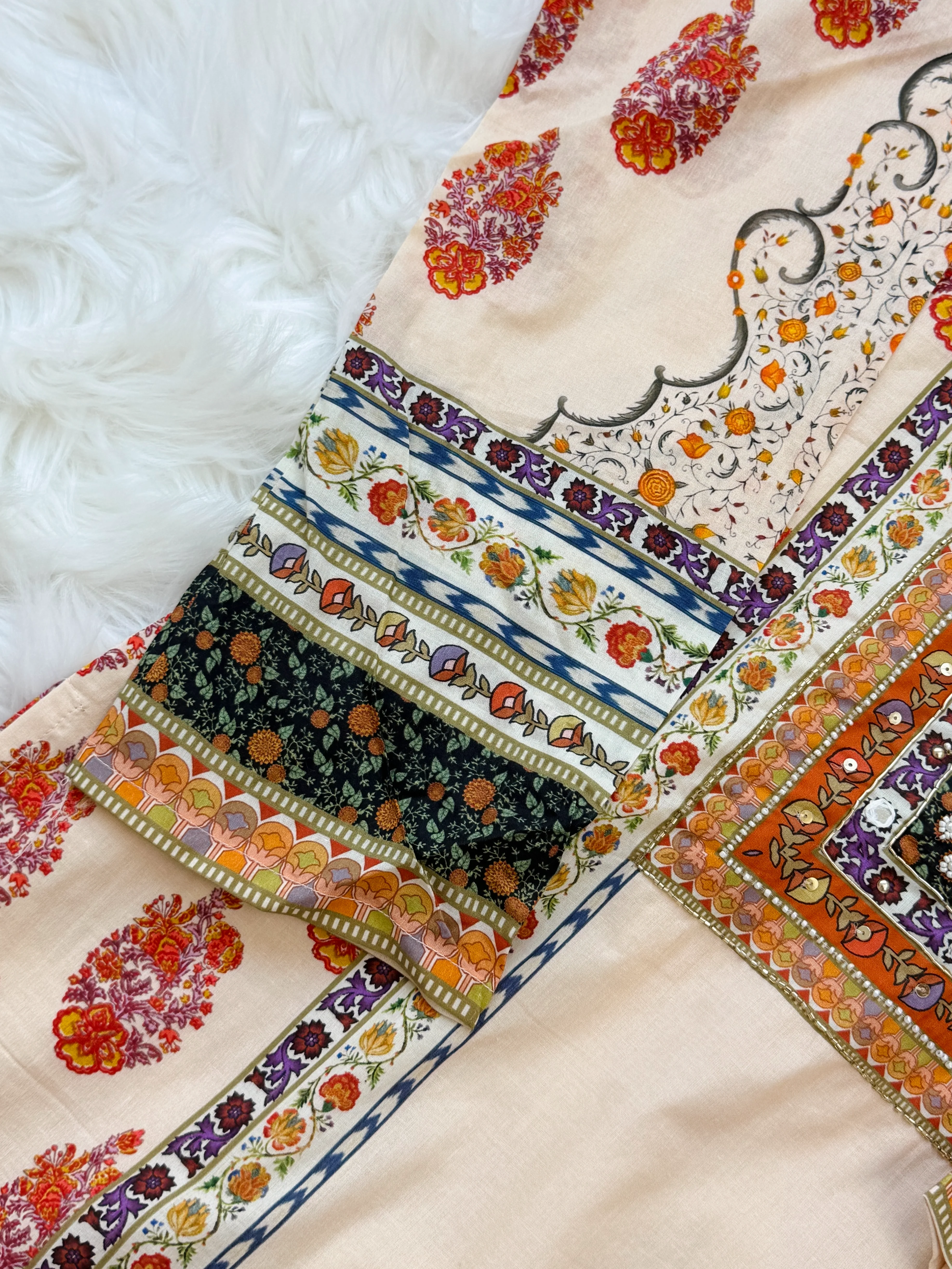 ✨ Pure Cotton Mirror Work Kurti Set ✨ - Image 5