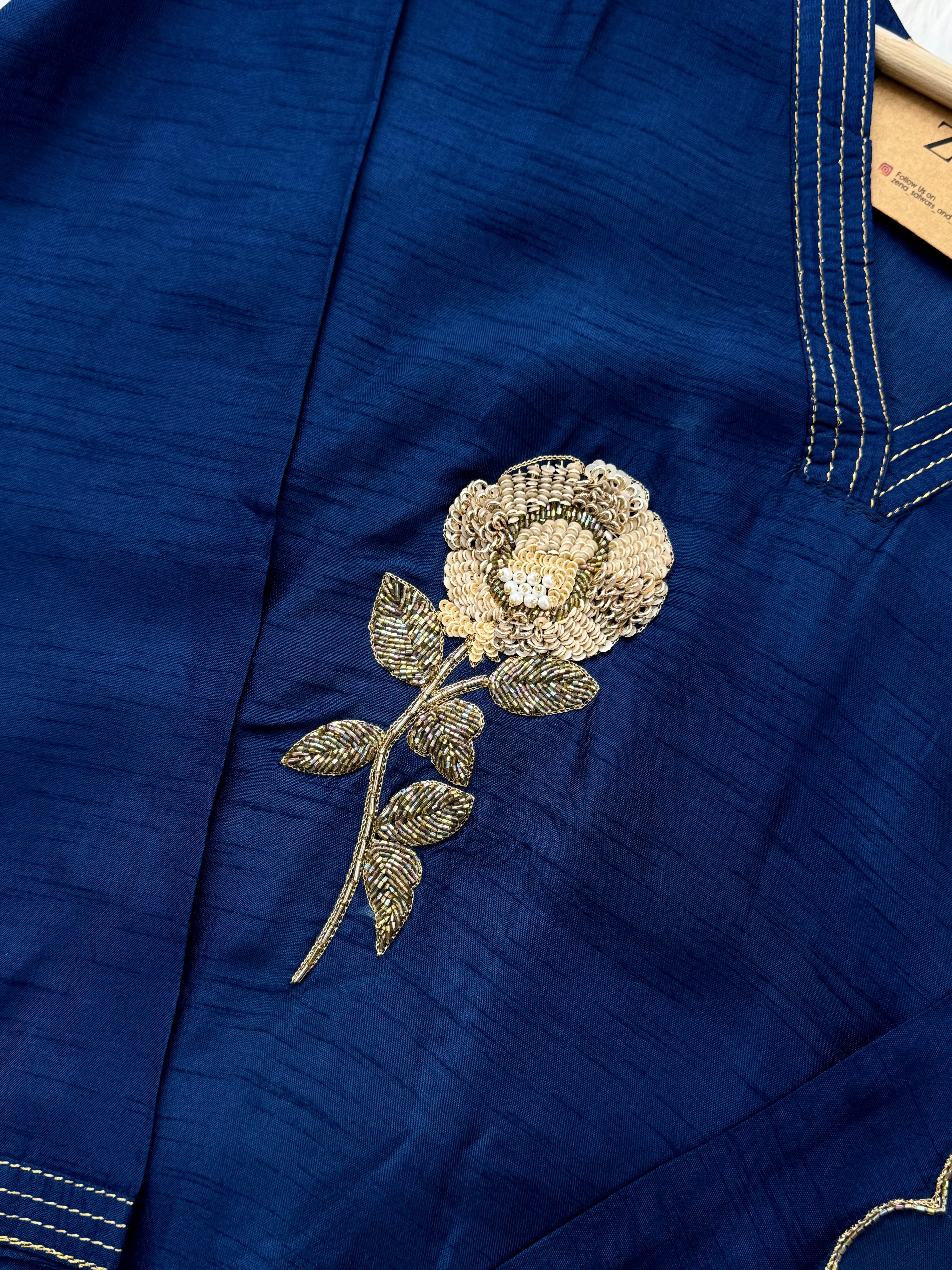 ✨ Pure Dola Silk Handwork Kurti Set ✨ - Image 6