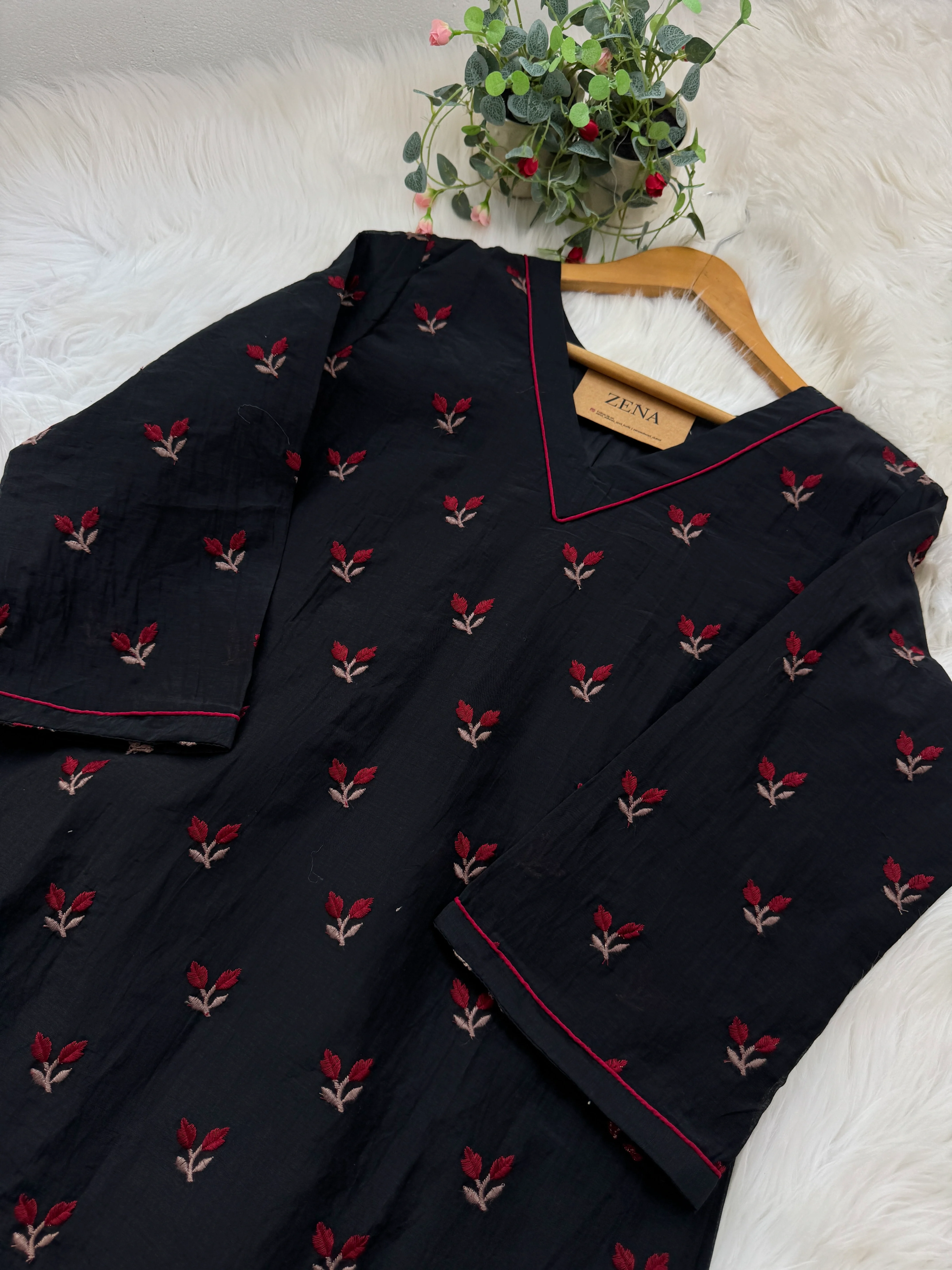 β¨ Pure Mul Chanderi Embroidered Anarkali Set β¨ - Image 5