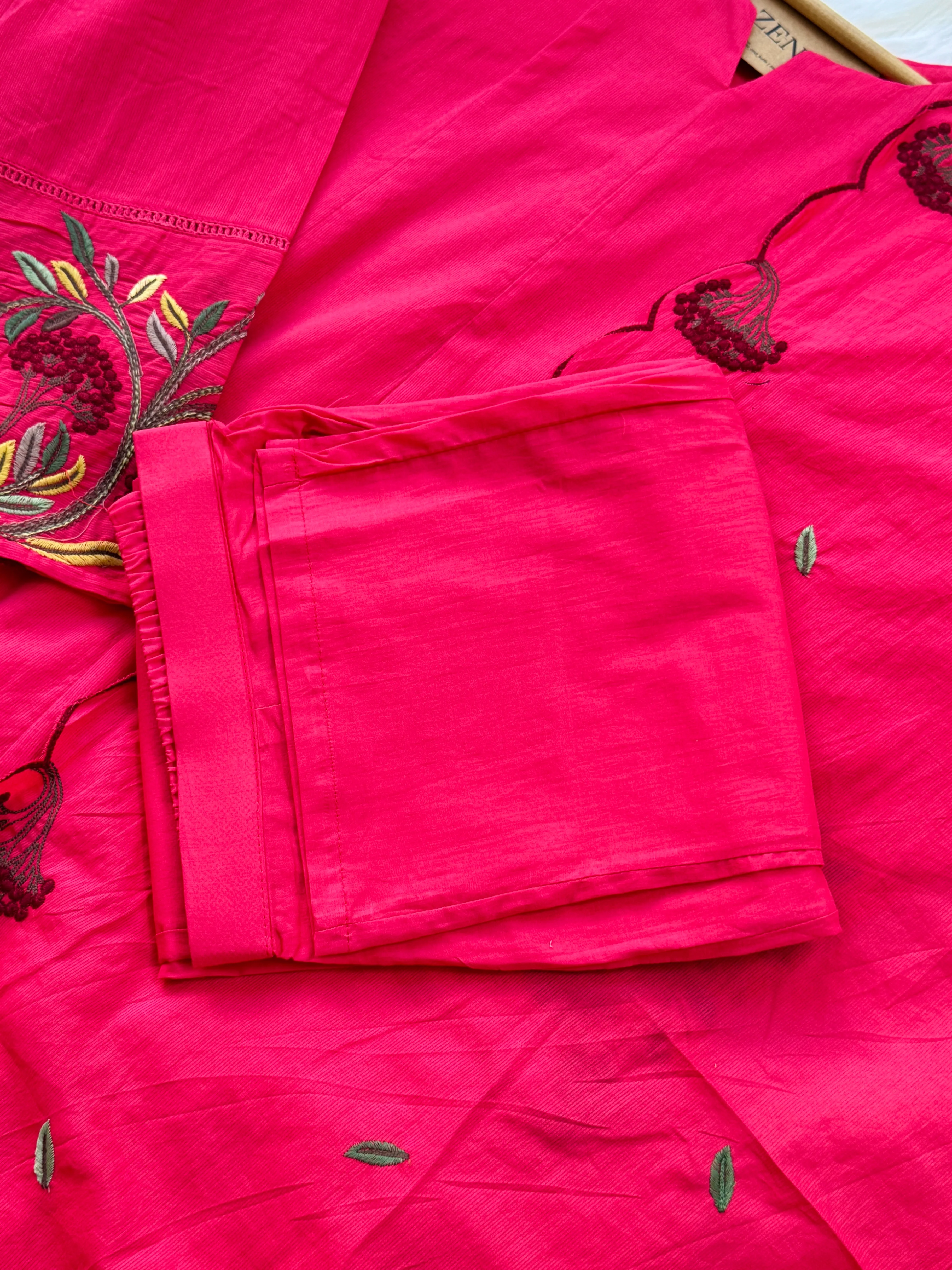 ✨ Pure Mul Cotton Embroidered Anarkali Set ✨ - Image 8