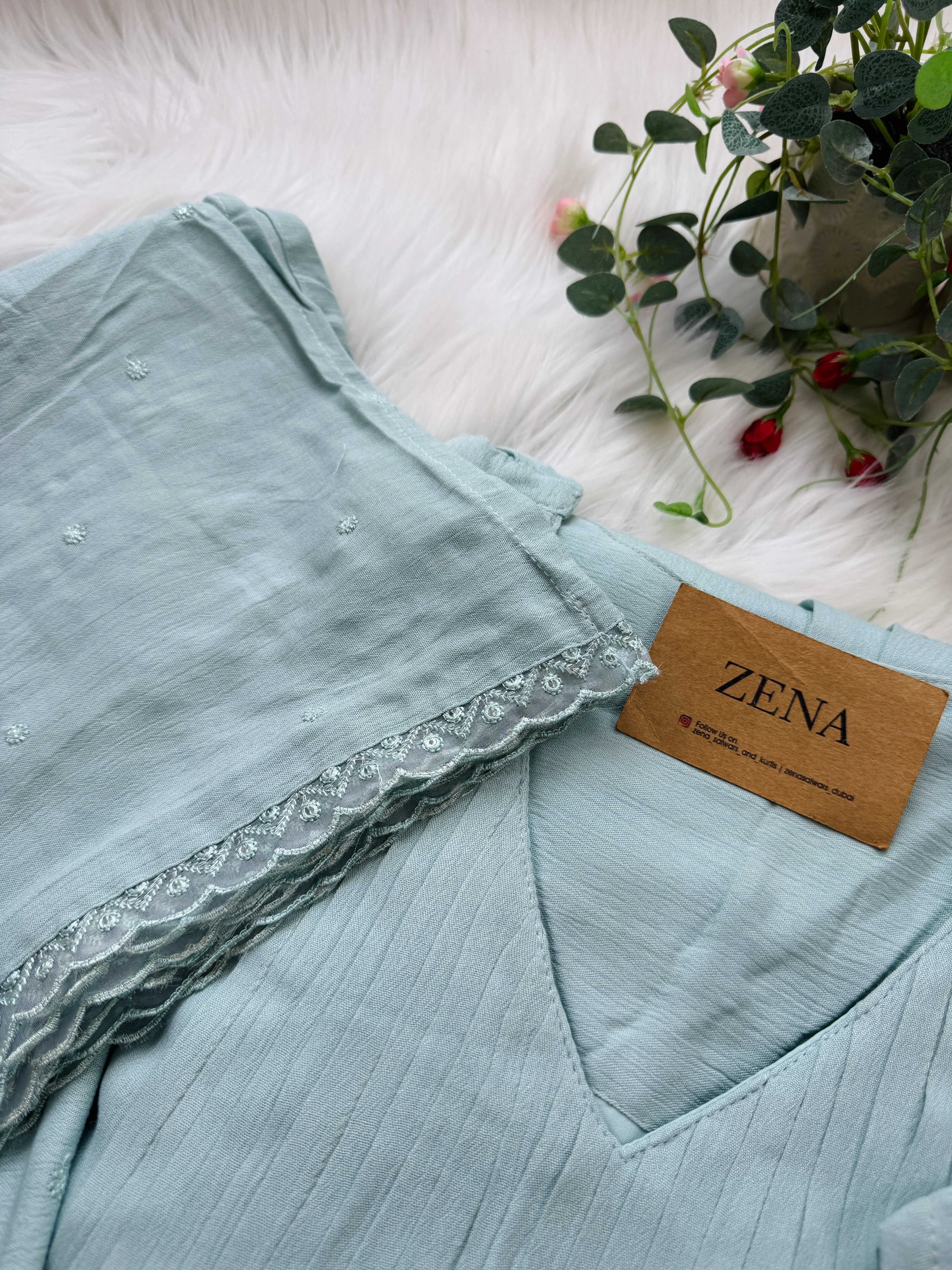 β¨ Ready-to-Wear Embroidered Anarkali Set β¨ - Image 8