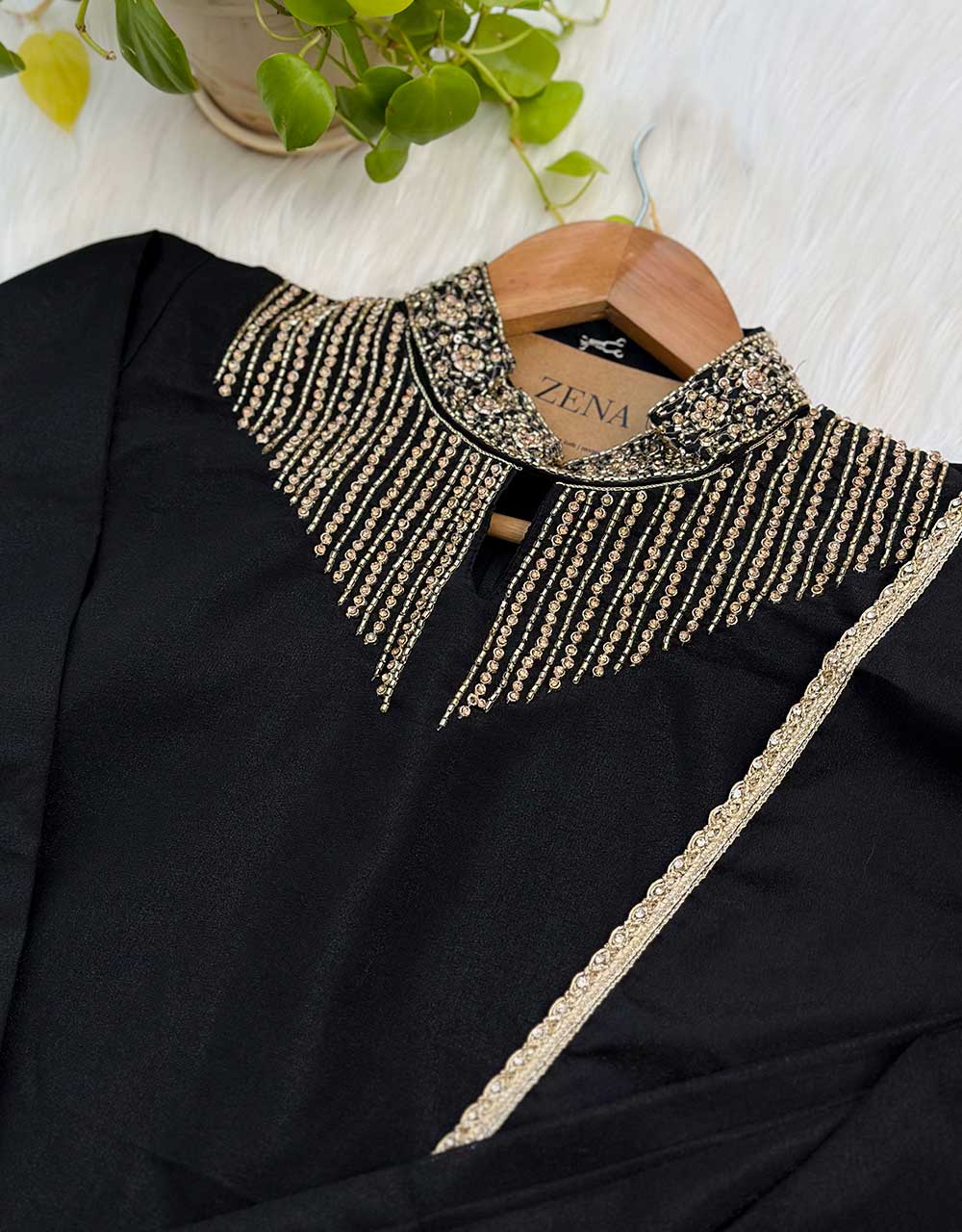 Ready-to-Wear Georgette Sharara Kurti Set โจ - Image 3
