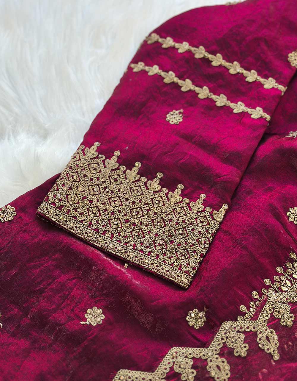 Ready-to-Wear Hand Work Kurti Set with Palazzo Pant โจ - Image 5