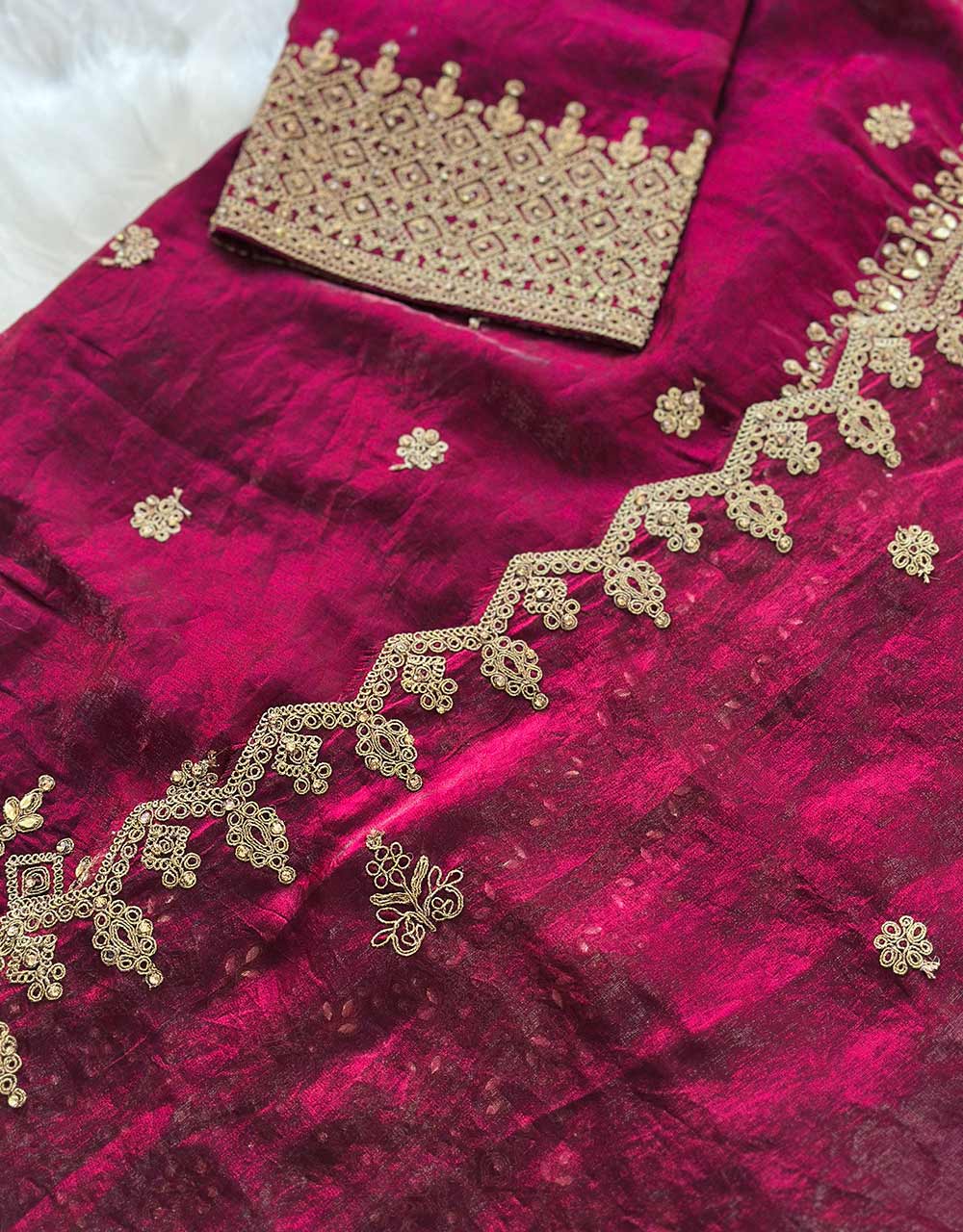 Ready-to-Wear Hand Work Kurti Set with Palazzo Pant โจ - Image 6