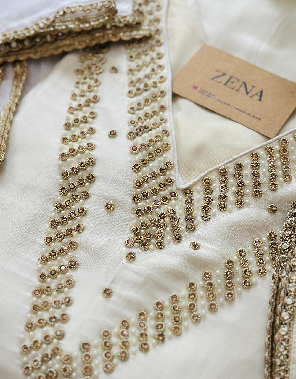 Pure Crepe Silk Handwork Party Wear Suit - Luxe Elegance 🌟 - Image 8