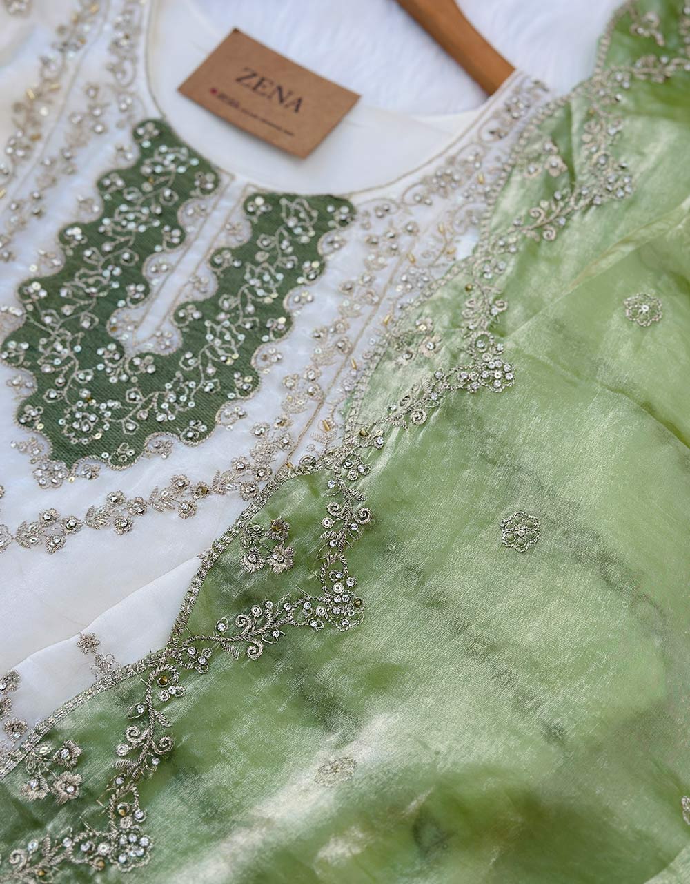 Shimmer Silk Ready-to-Wear Party Wear Suit β¨ - Image 3