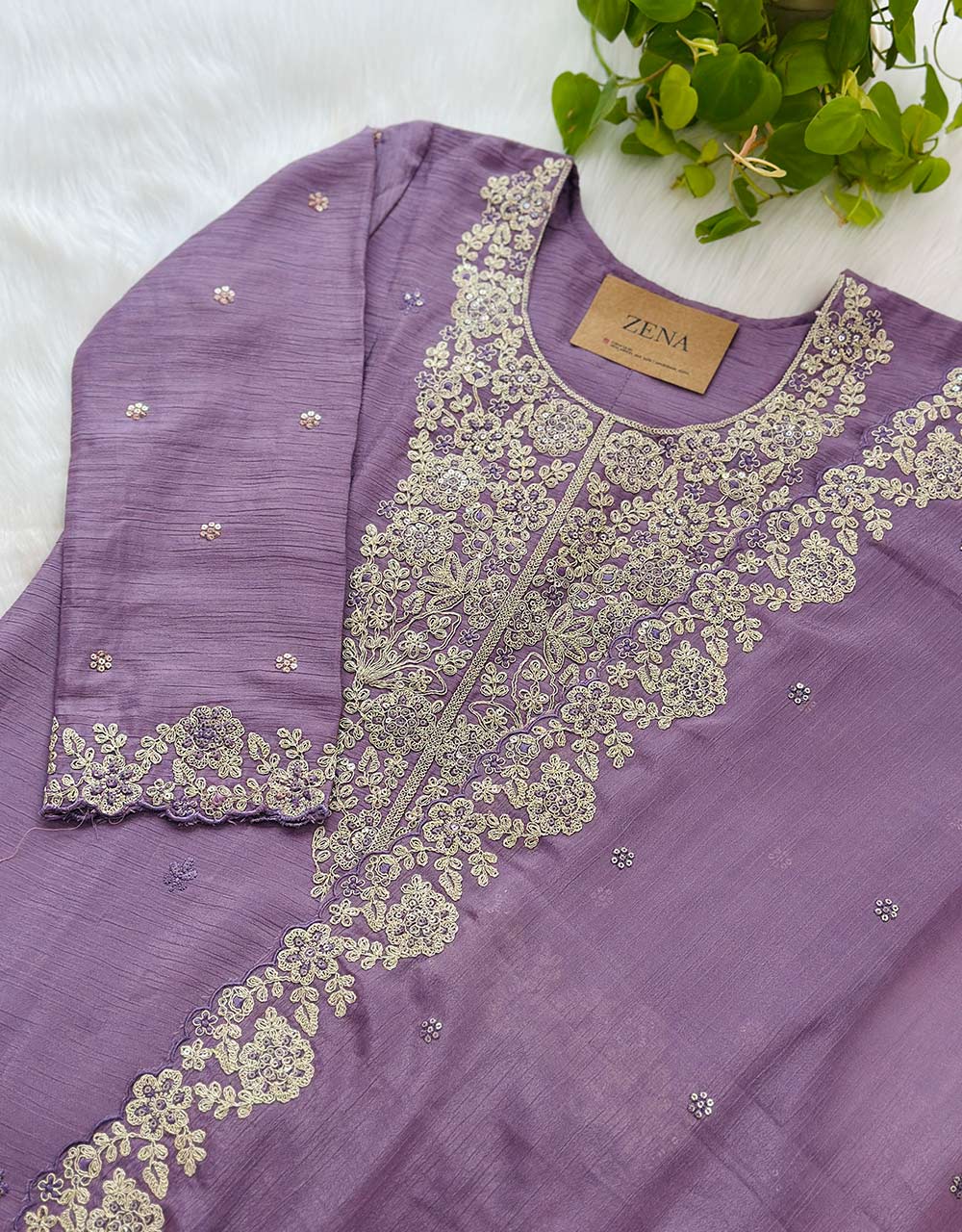 Chinnon Ready-to-Wear Kurti Set β Effortless Elegance π - Image 2