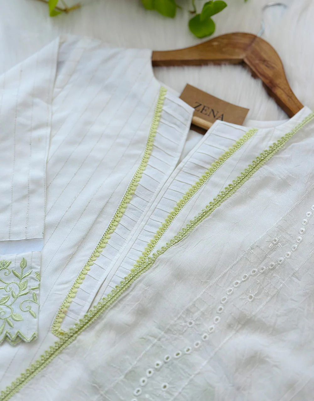Ready-to-Wear Pure Cotton Kurti Set โ Breathable Comfort & Timeless Elegance ๐ฟ - Image 4