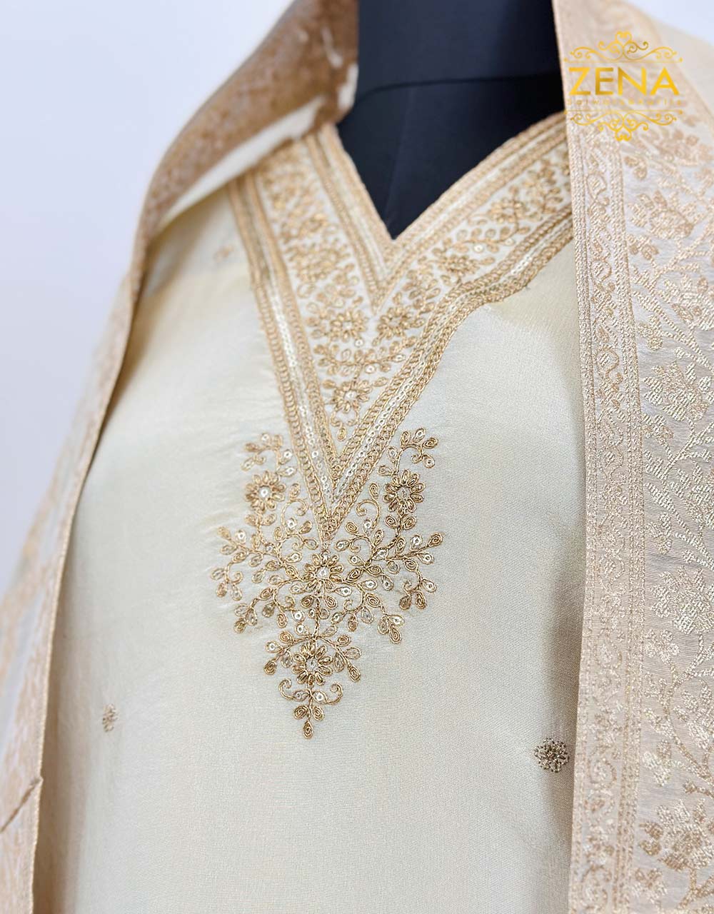 Tissue Silk Semi-Stitched Party Wear Suit - Glamorous Sophistication 🌟 - Image 4