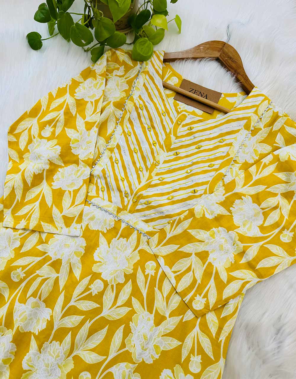 Gulzaar Cotton Charm β Ready to Wear Pure Cotton Kurti Set πΏ