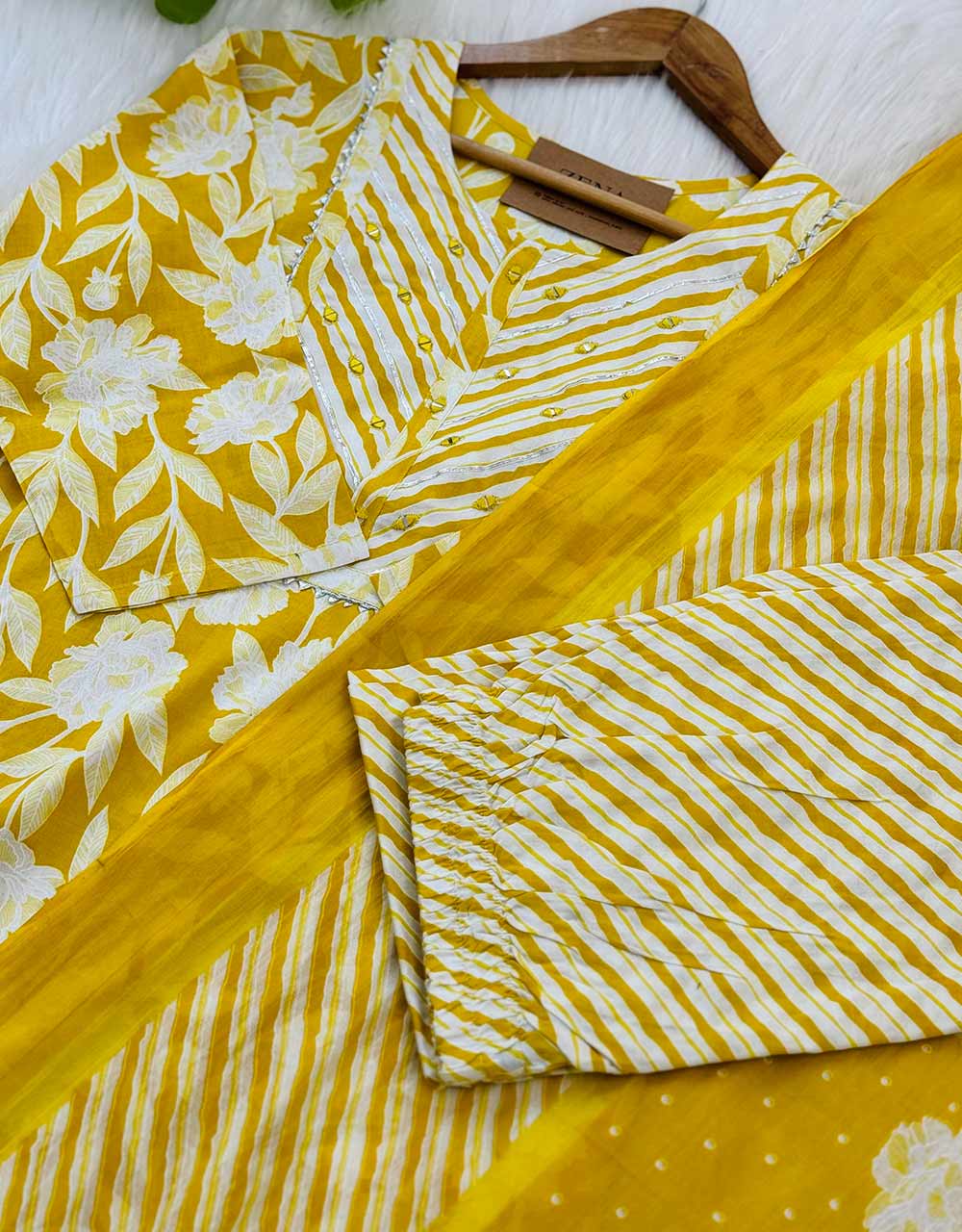 Gulzaar Cotton Charm β Ready to Wear Pure Cotton Kurti Set πΏ - Image 4