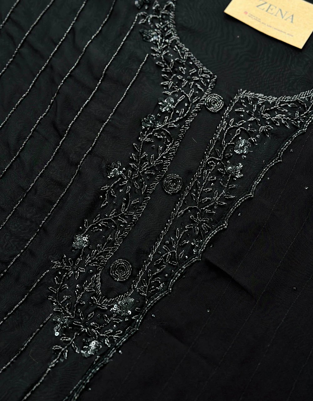 Unstitched Pure Georgette Party Wear Suit – Graceful Glamour 🌟 - Image 4