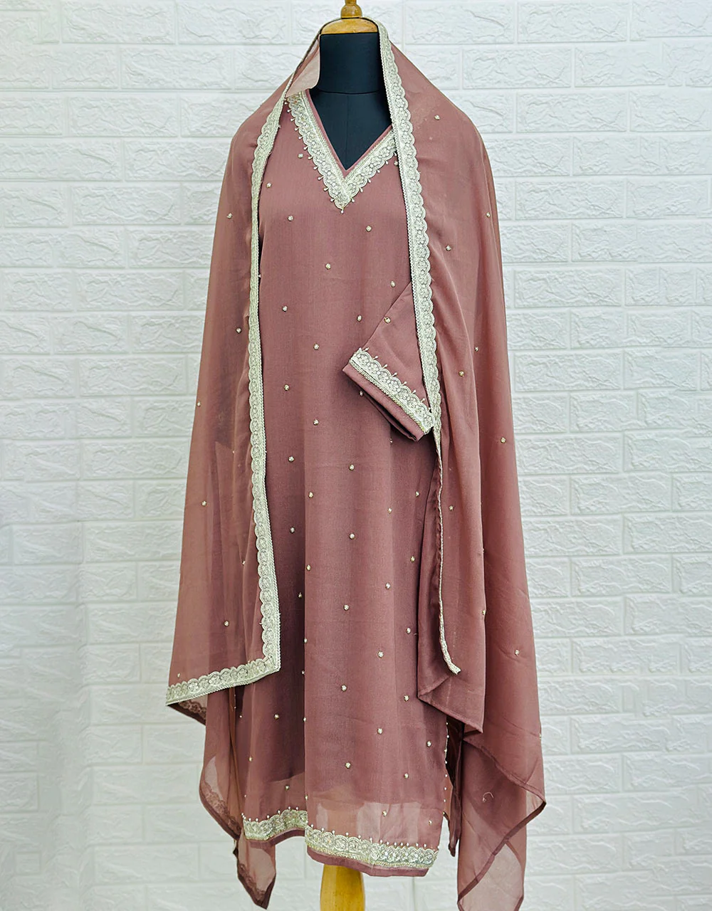 Ready-to-Wear Organza Kurti Set 🌟 - Image 3