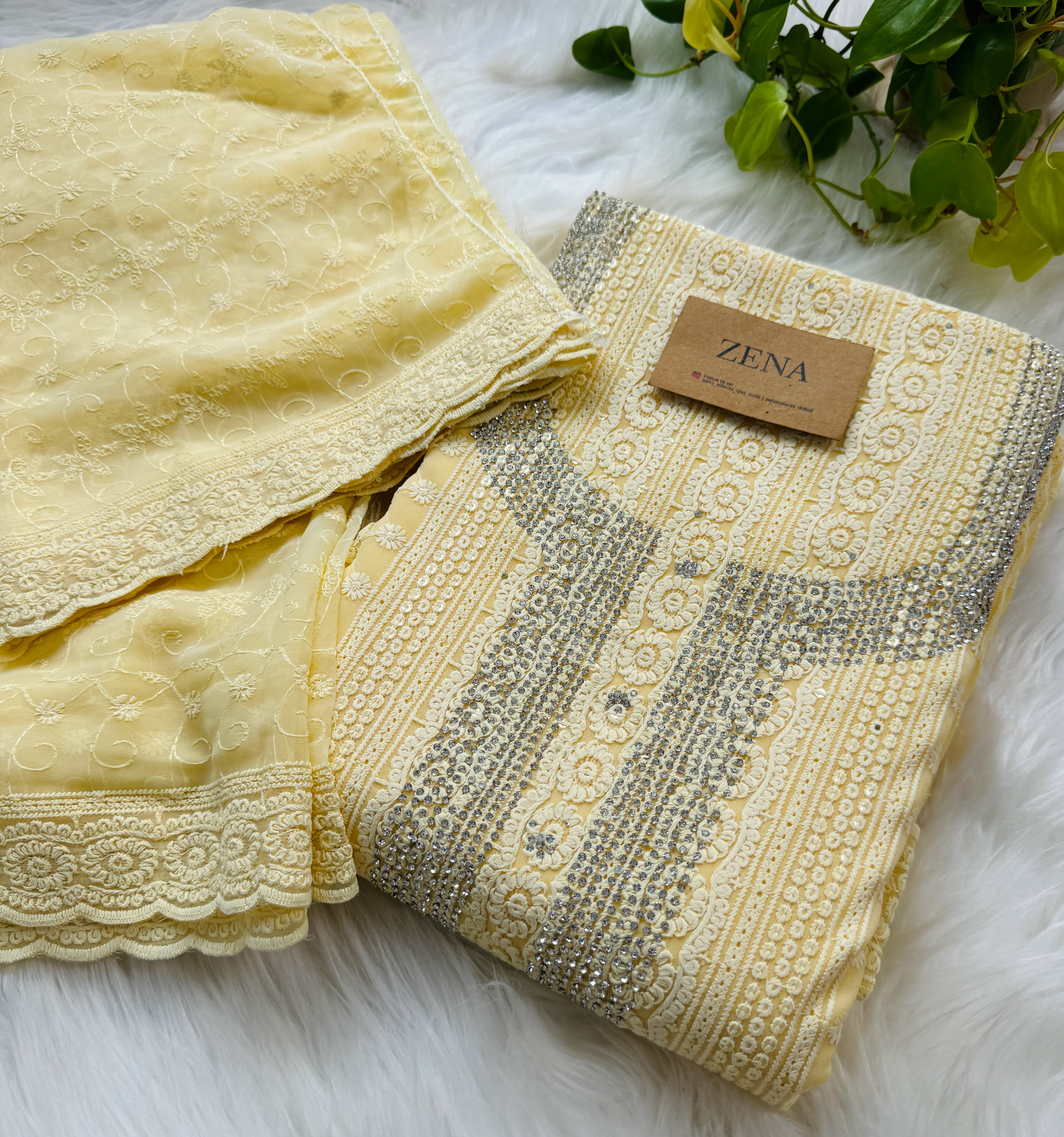 Georgette Unstitched Chikankari Suit β Classic Elegance, Your Style