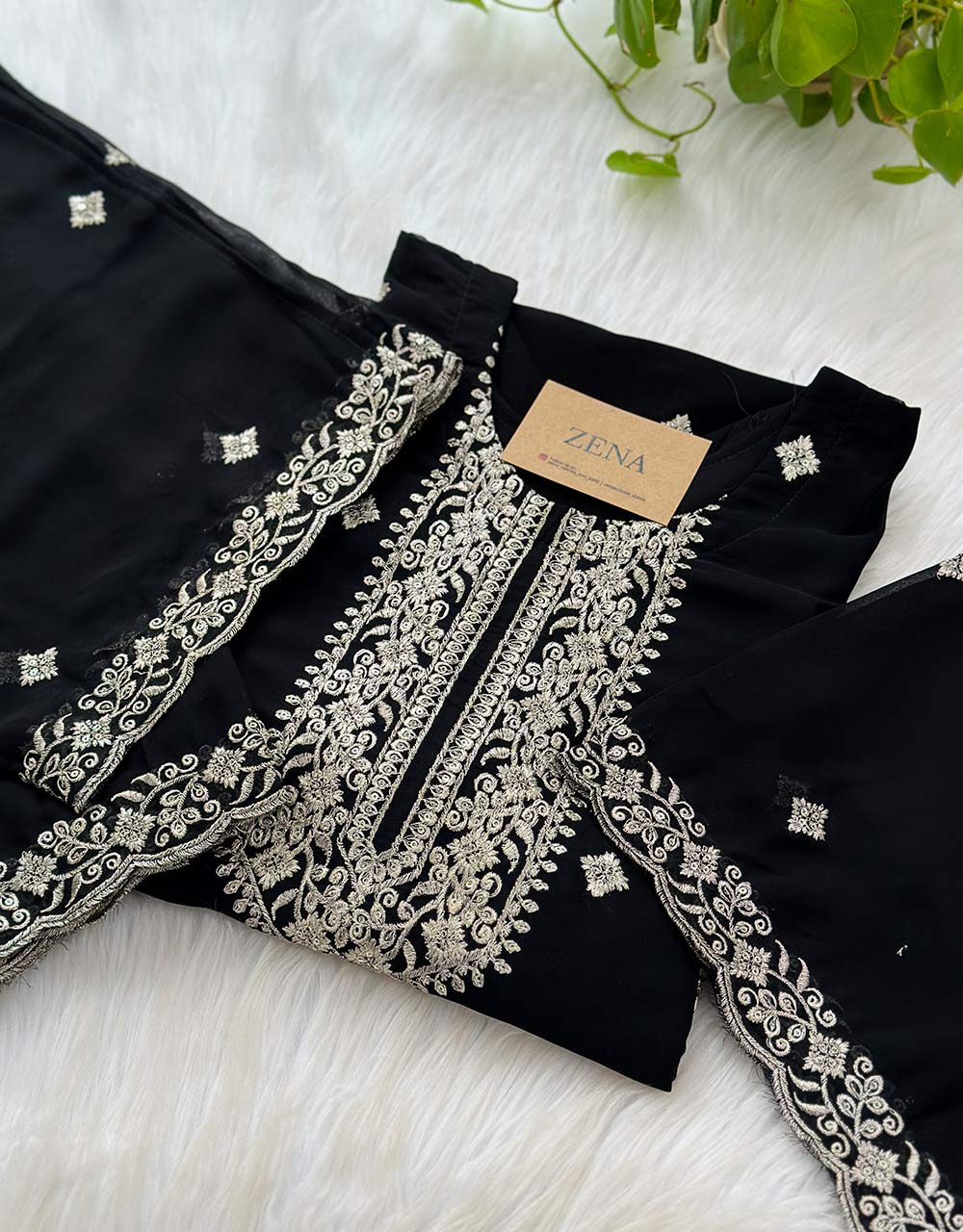 Ready-to-Wear Georgette Kurti Set ๐ธ