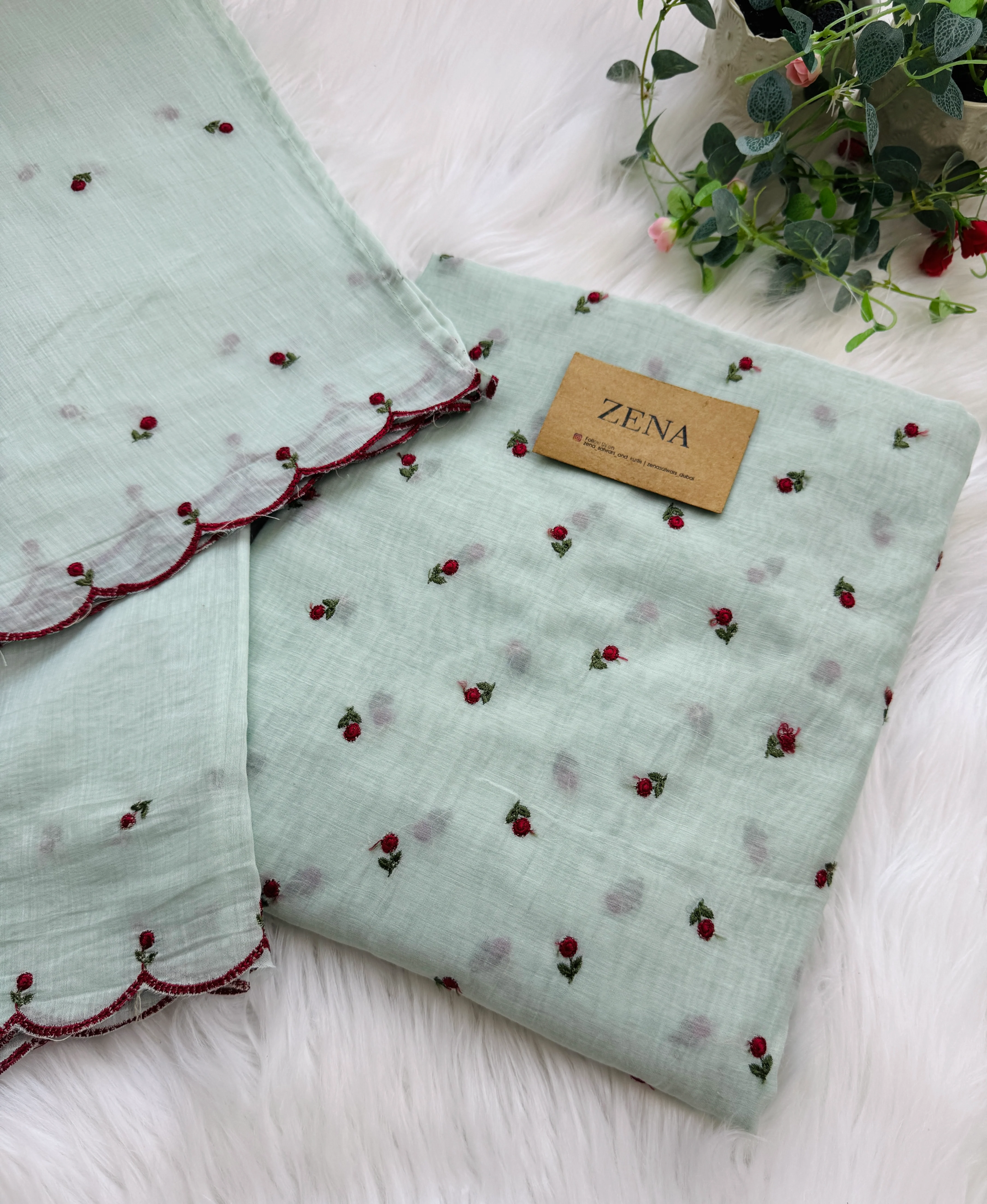Mul Chanderi Embroidered Unstitched Suit – Redefining Ethnic Elegance