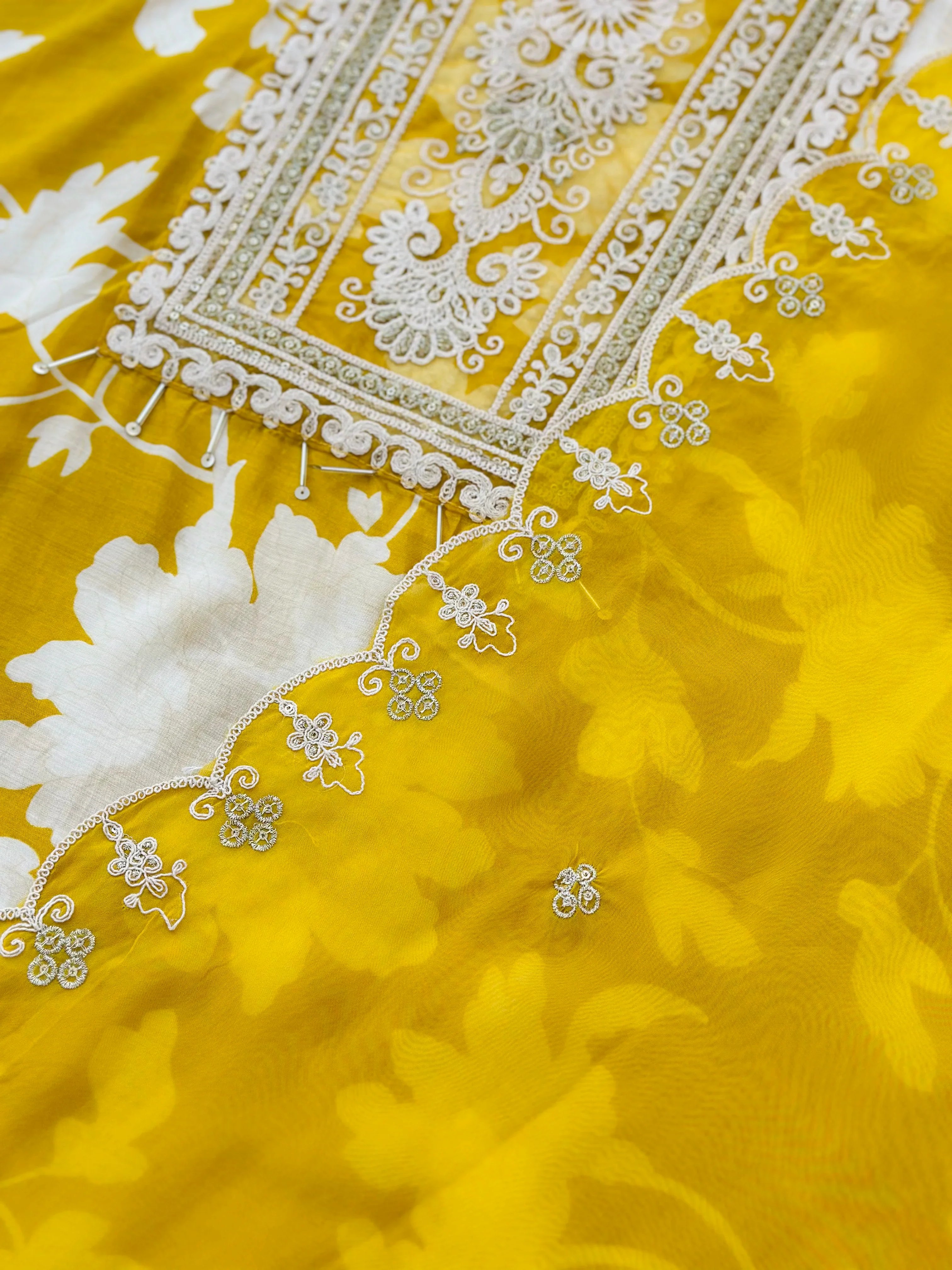 Muslin Semi-Stitched Kurti Set - Image 3
