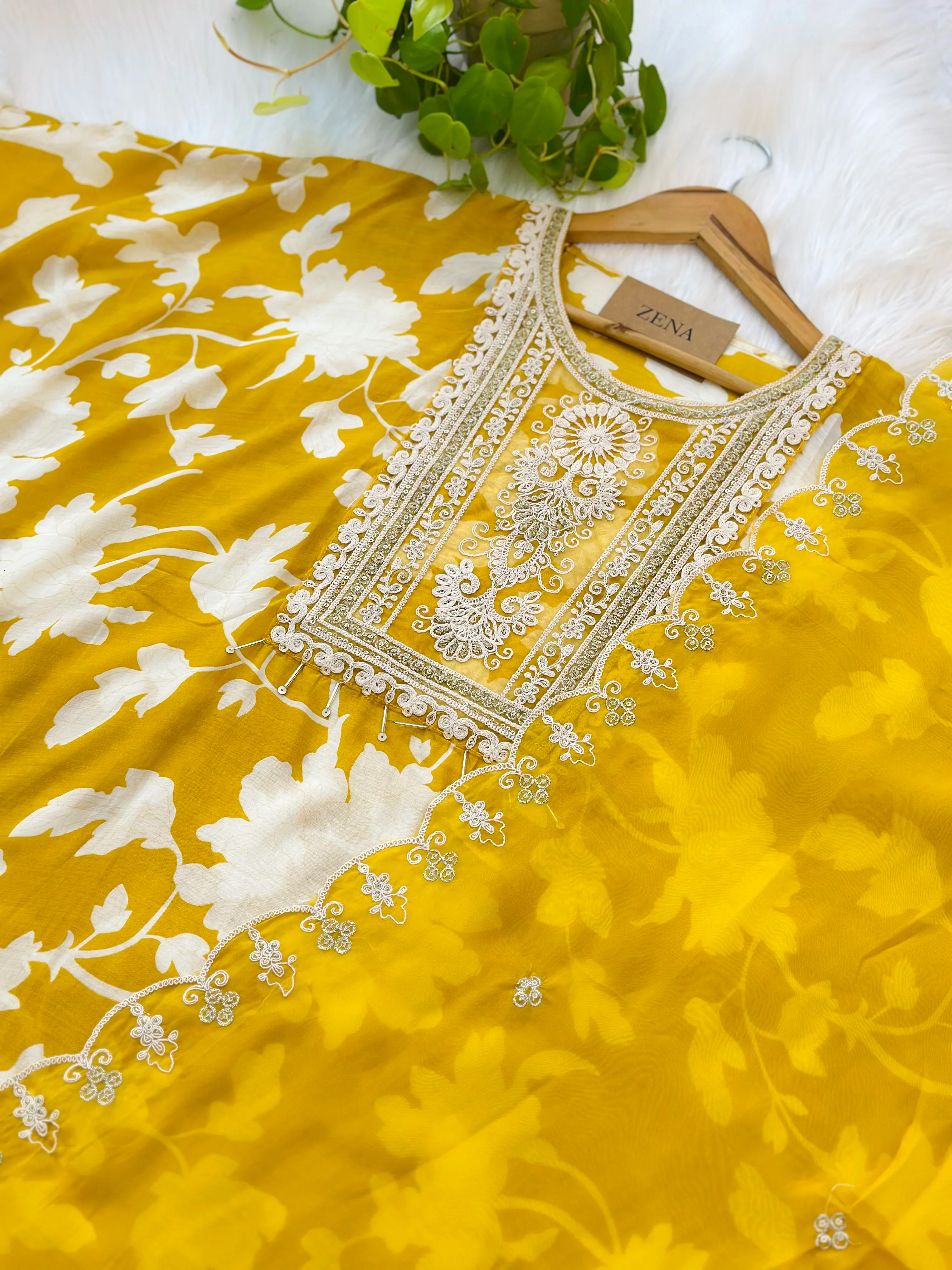 Muslin Semi-Stitched Kurti Set - Image 5