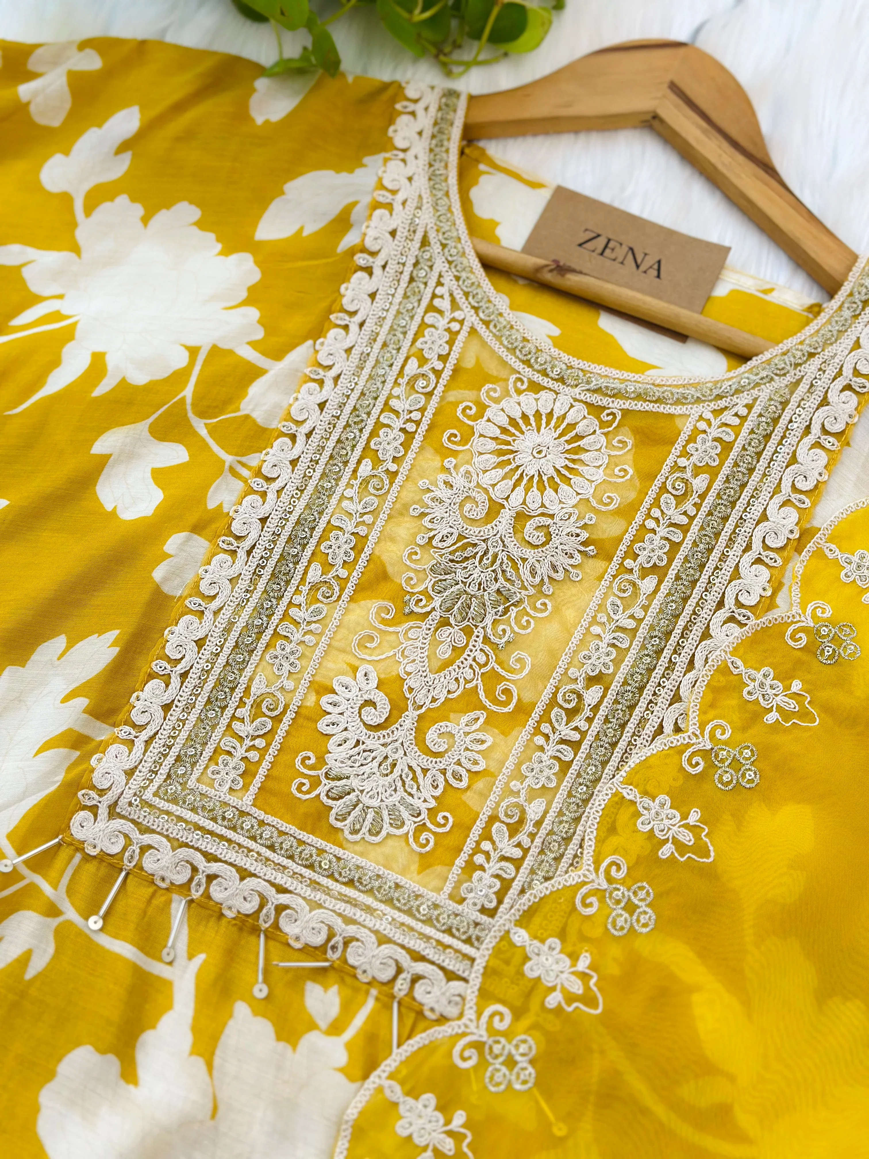Muslin Semi-Stitched Kurti Set - Image 6