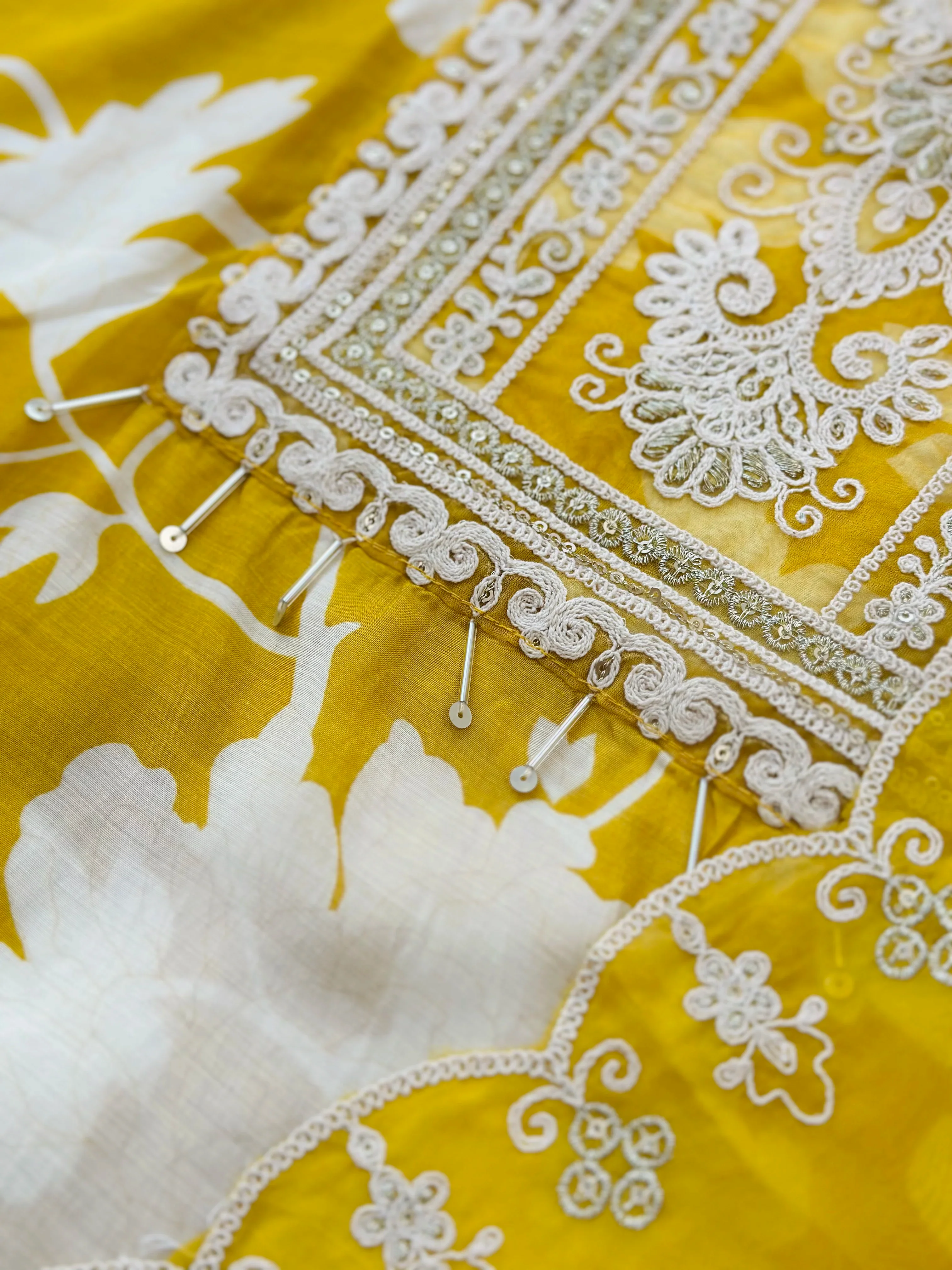 Muslin Semi-Stitched Kurti Set - Image 7