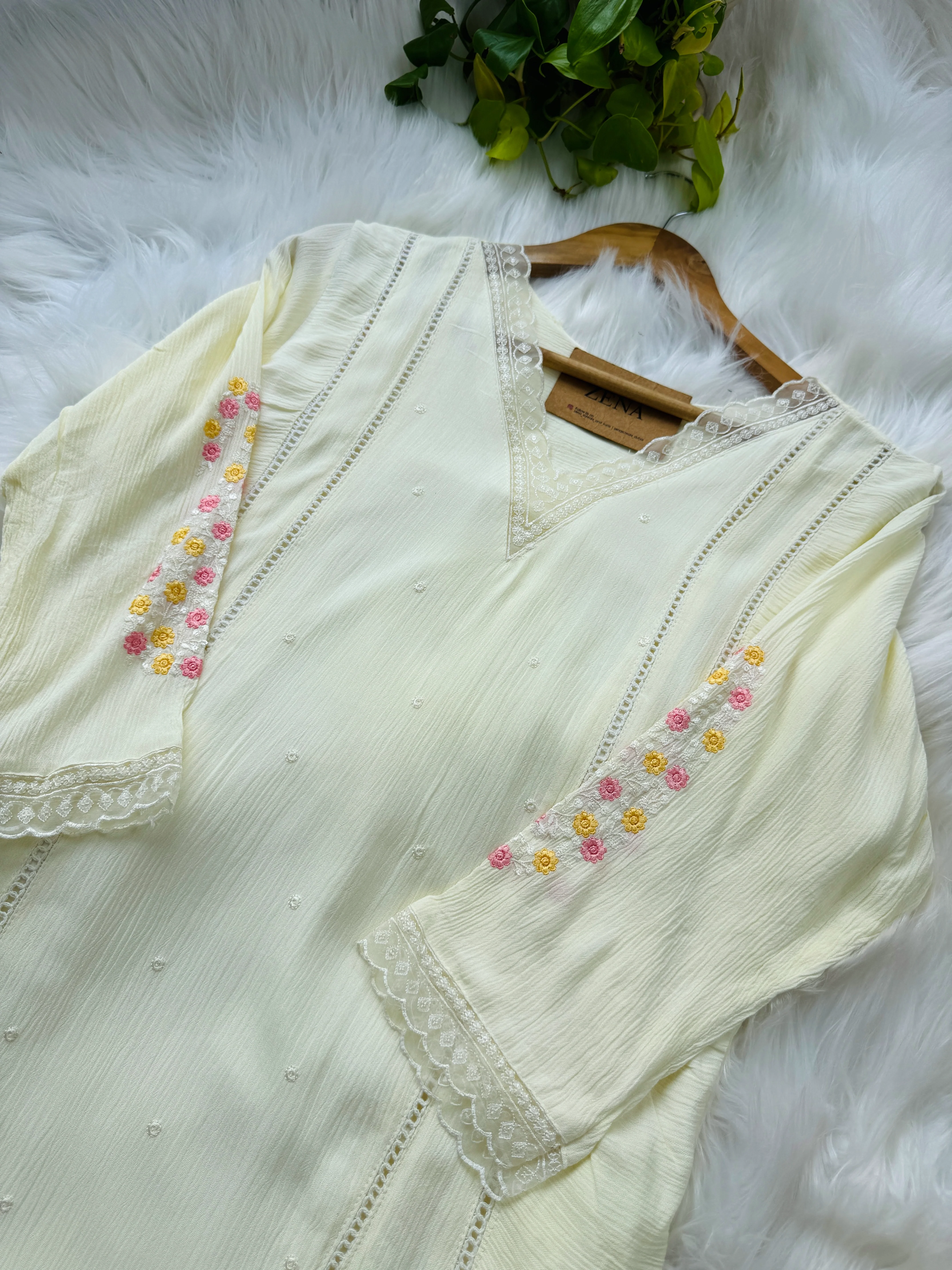 Noor – Crush Rayon Anarkali Suit with Flowing Elegance - Image 6