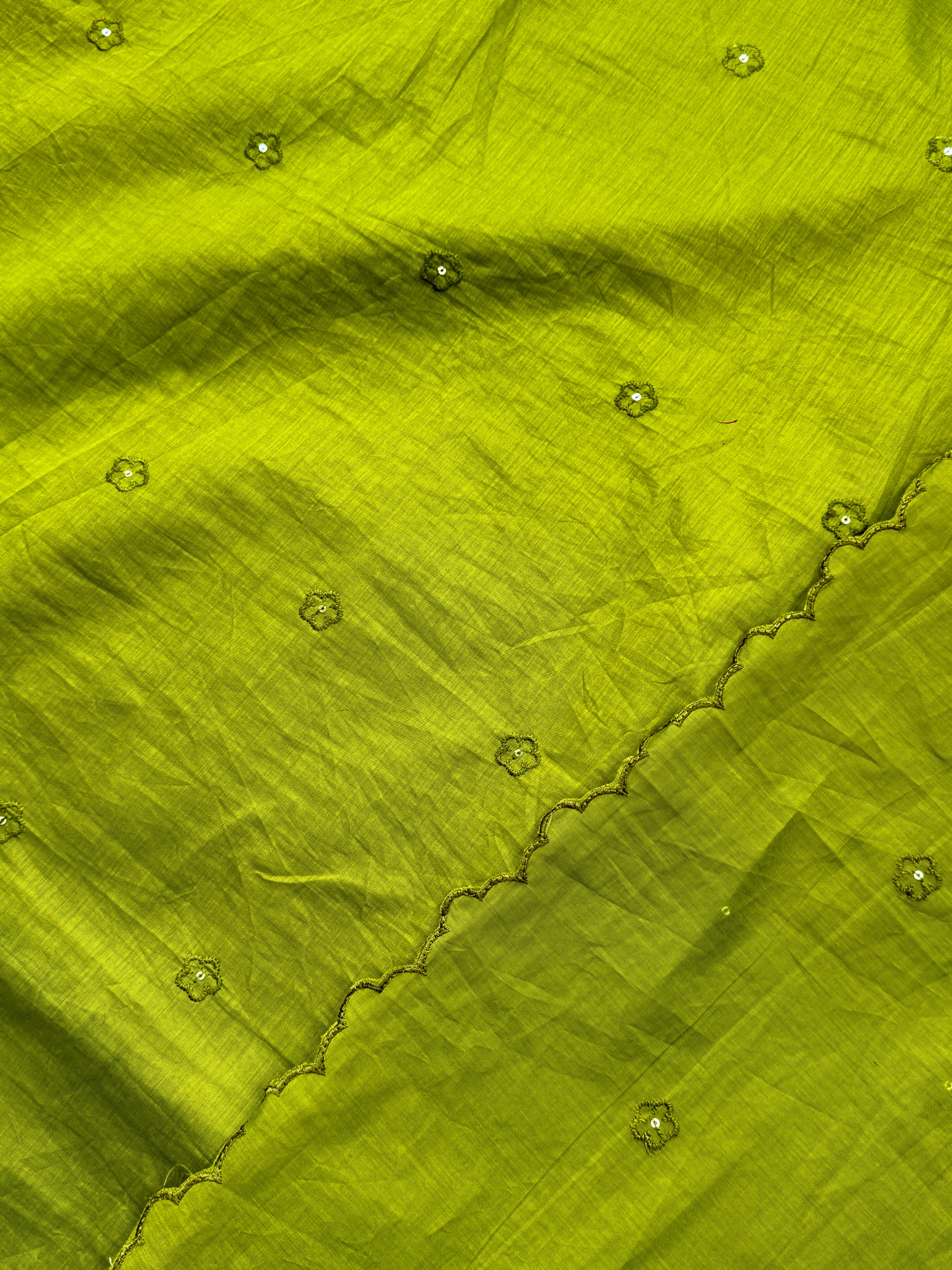 Premium Mul Chanderi Embroidered Unstitched Suit – Redefining Ethnic Elegance - Image 8