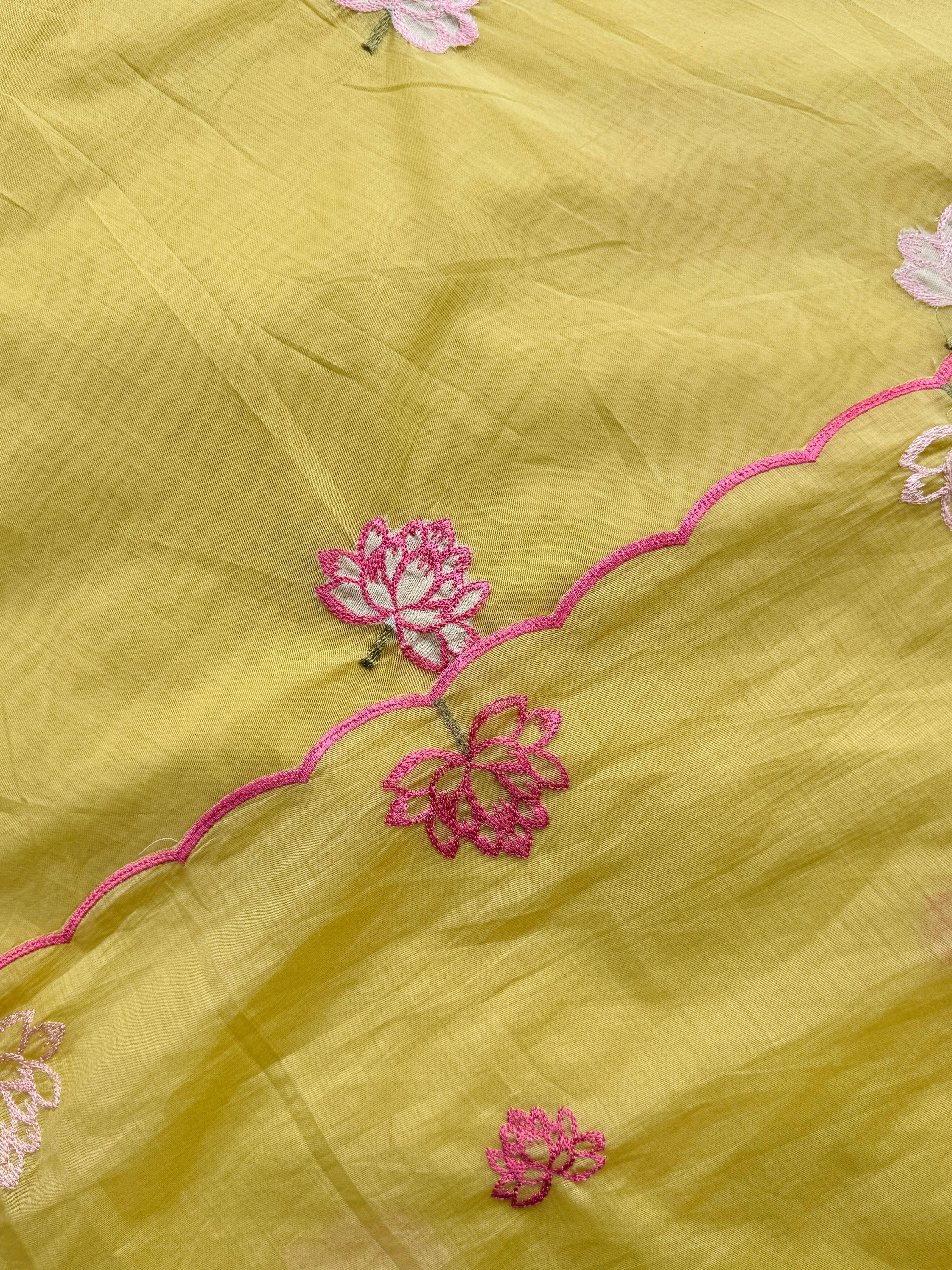 Premium Mul Chanderi Embroidered Unstitched Suit – Redefining Ethnic Elegance - Image 7