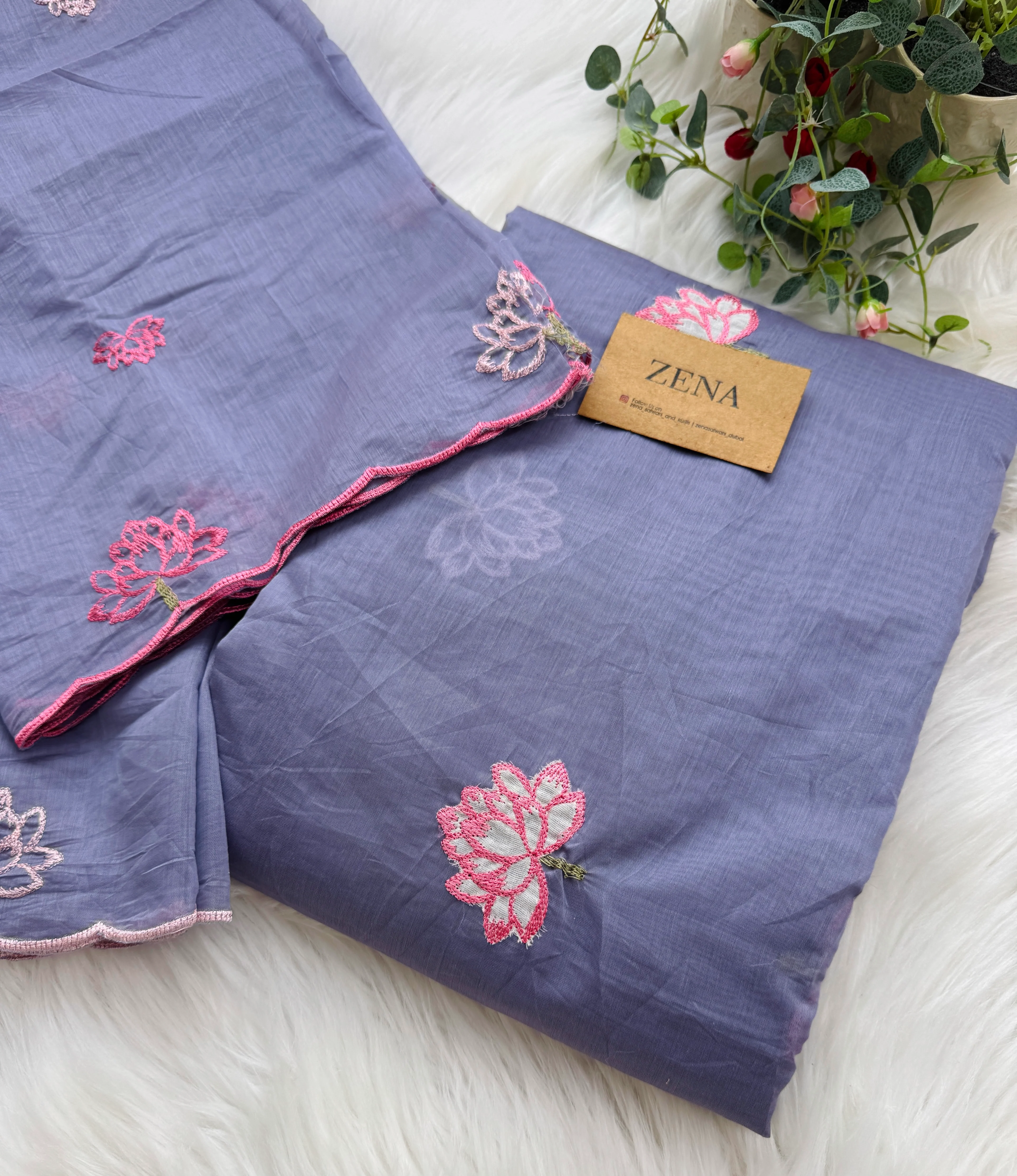 Premium Mul Chanderi Embroidered Unstitched Suit – Redefining Ethnic Elegance