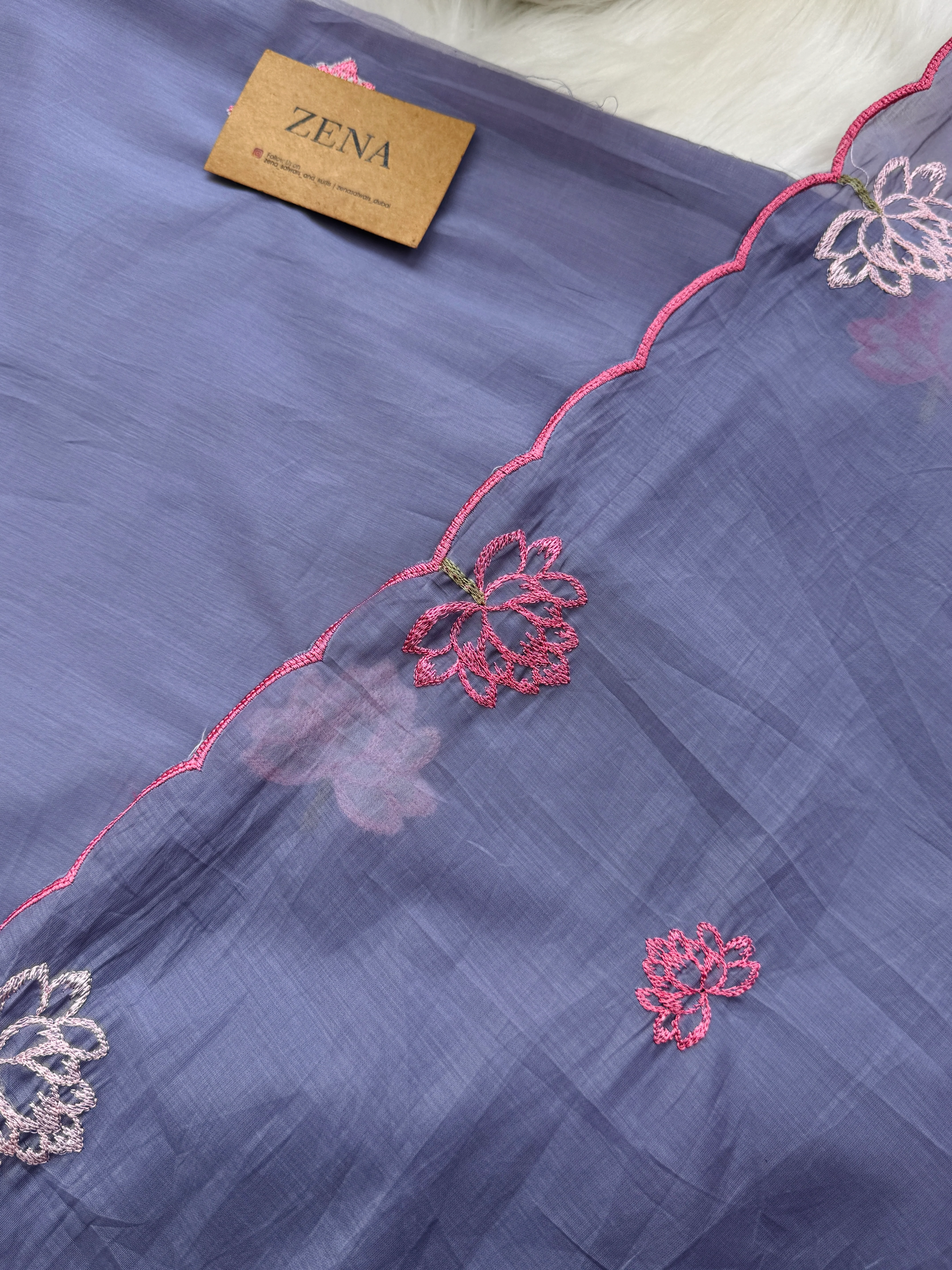 Premium Mul Chanderi Embroidered Unstitched Suit – Redefining Ethnic Elegance - Image 8
