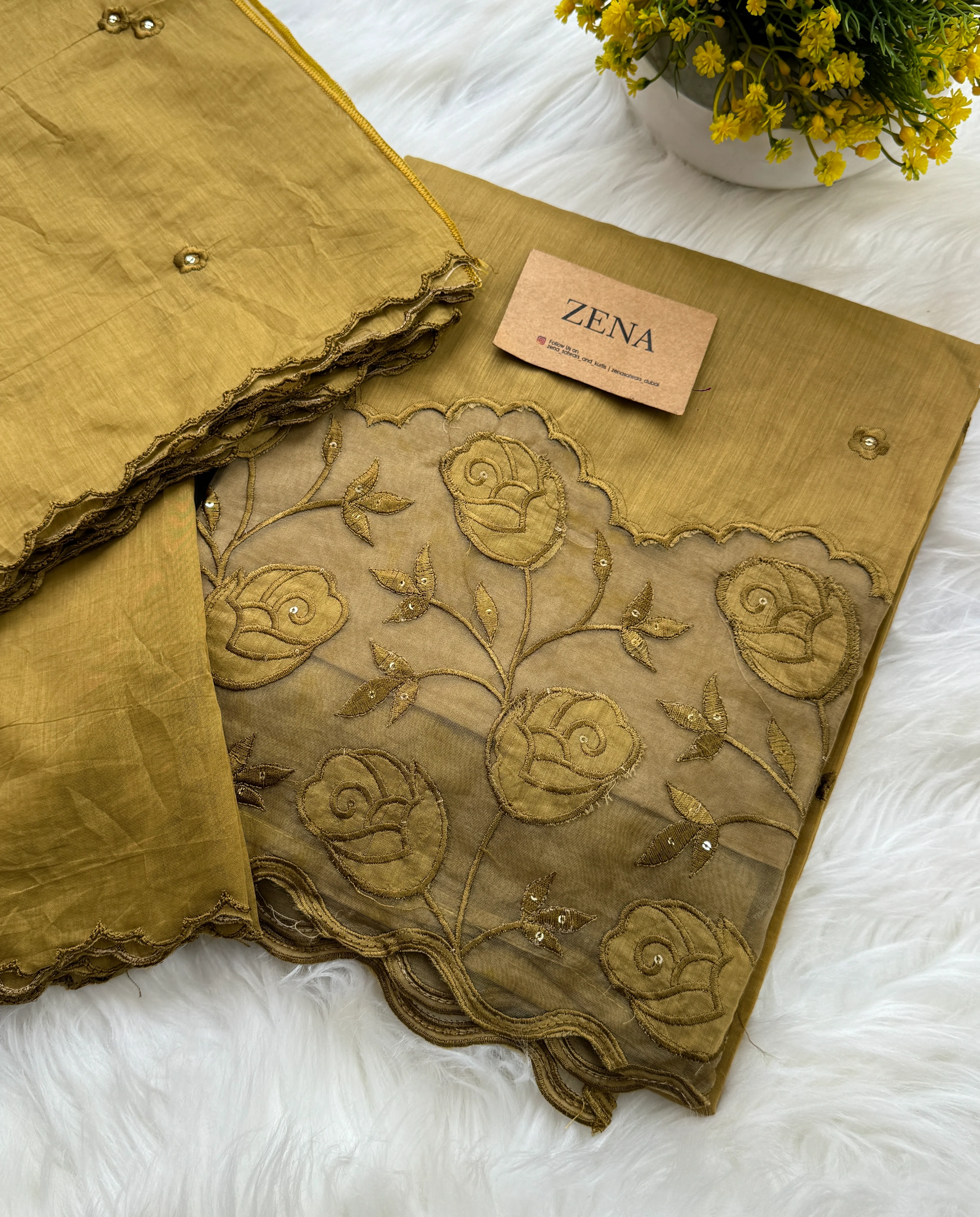 Premium Mul Chanderi Embroidered Unstitched Suit – Redefining Ethnic Elegance